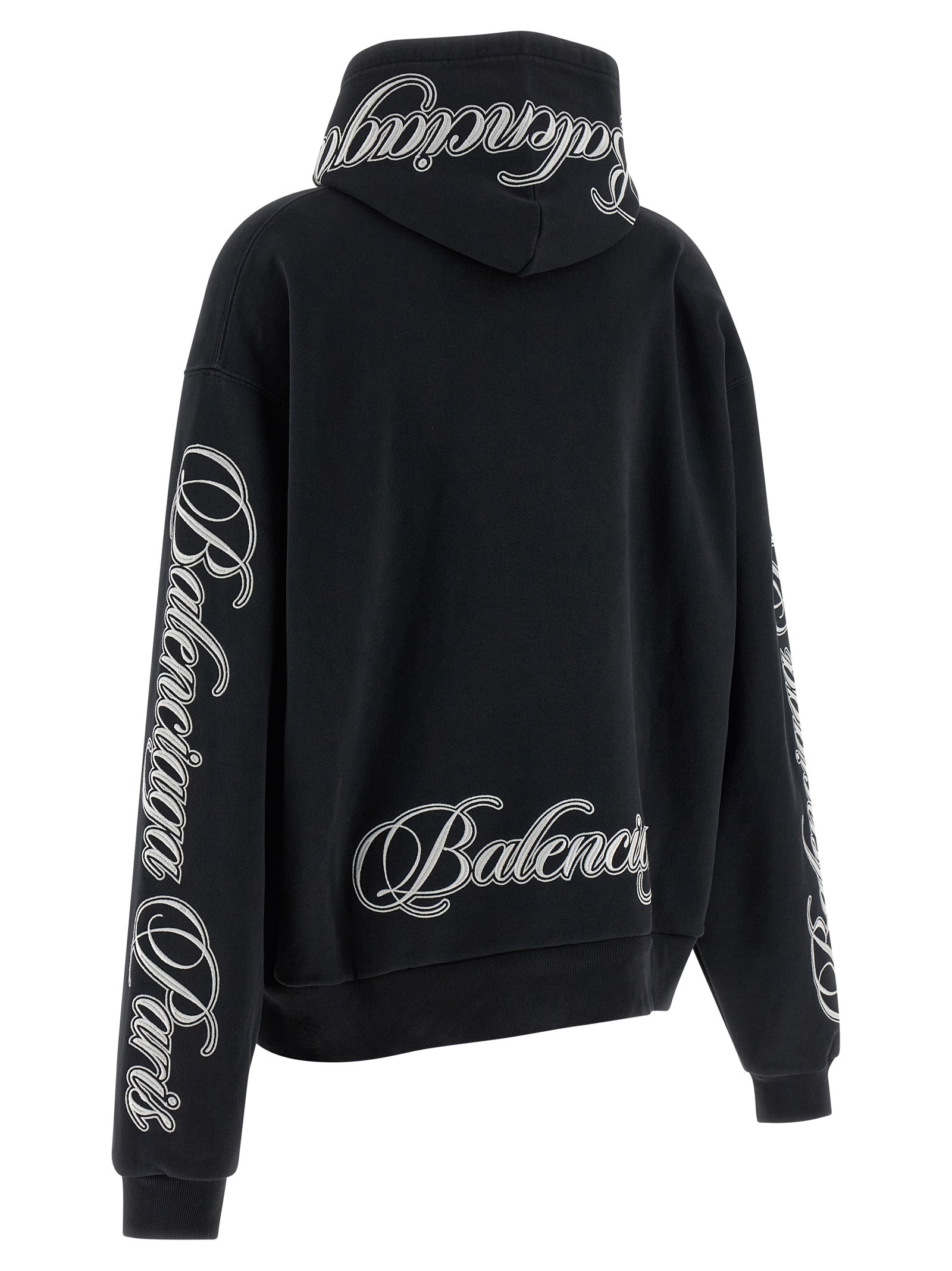 Balenciaga Women 'Cursive' Hoodie BALENCIAGA