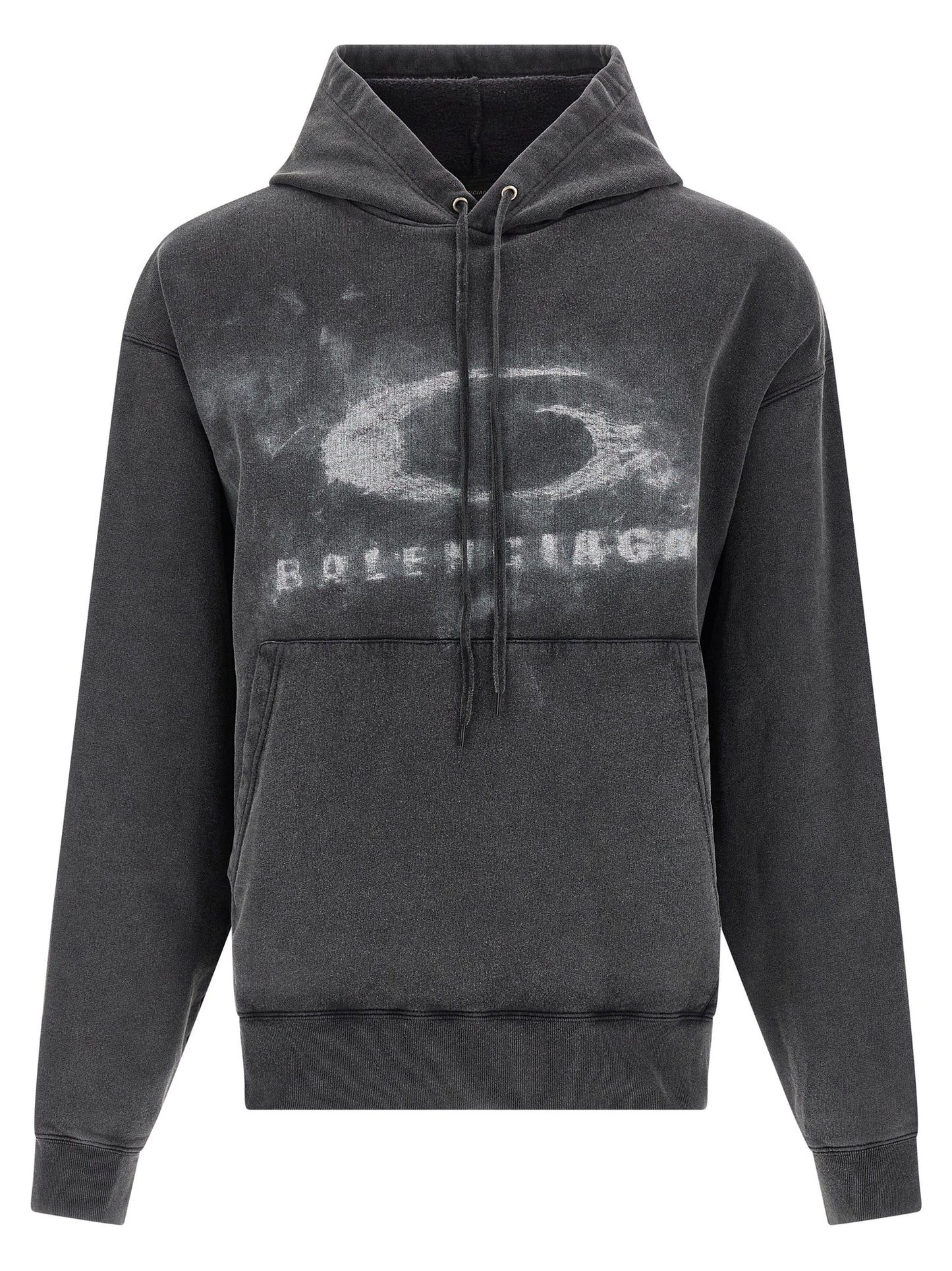 Balenciaga Men 'Washed Crayon Loop' Hoodie BALENCIAGA