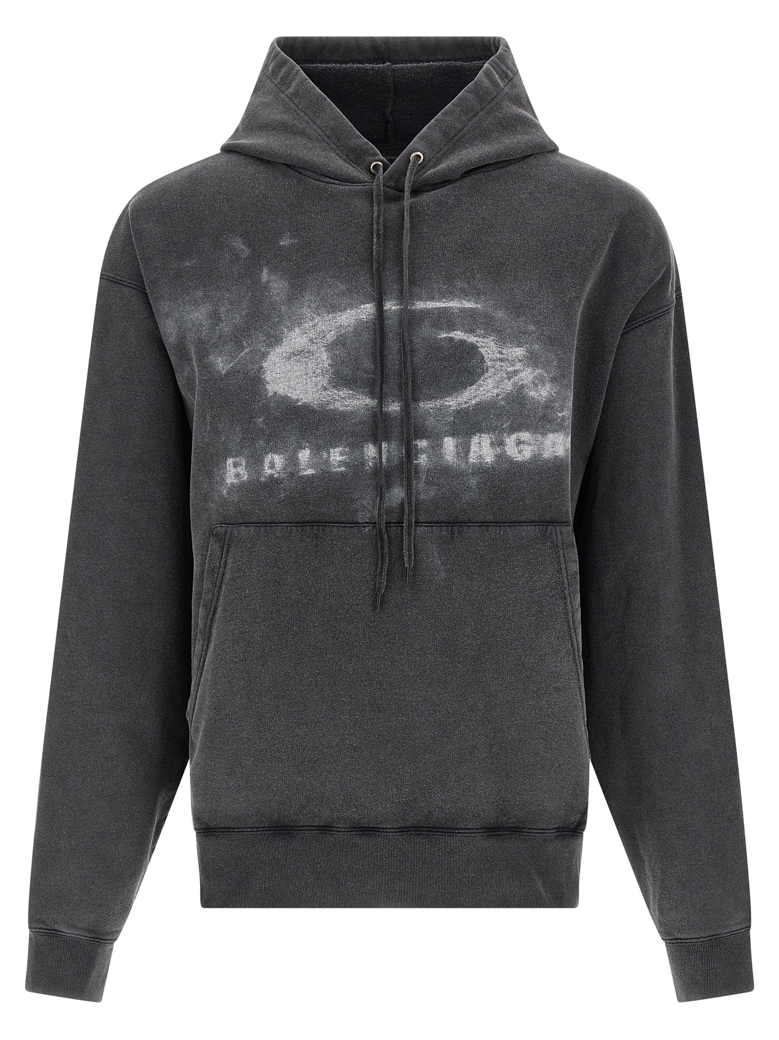Balenciaga Men 'Washed Crayon Loop' Hoodie BALENCIAGA