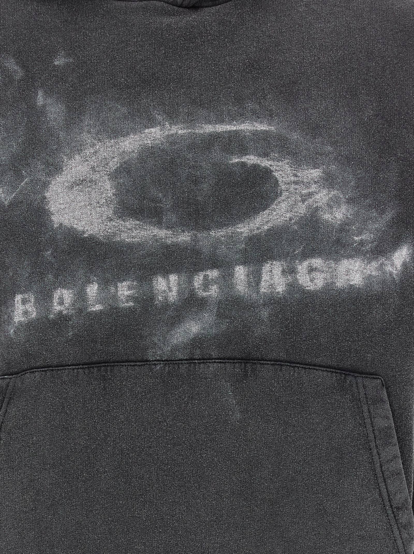 Balenciaga Men 'Washed Crayon Loop' Hoodie BALENCIAGA