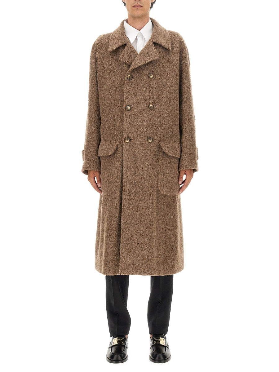 Dolce & Gabbana Men Double-Breasted Coat DOLCE & GABBANA