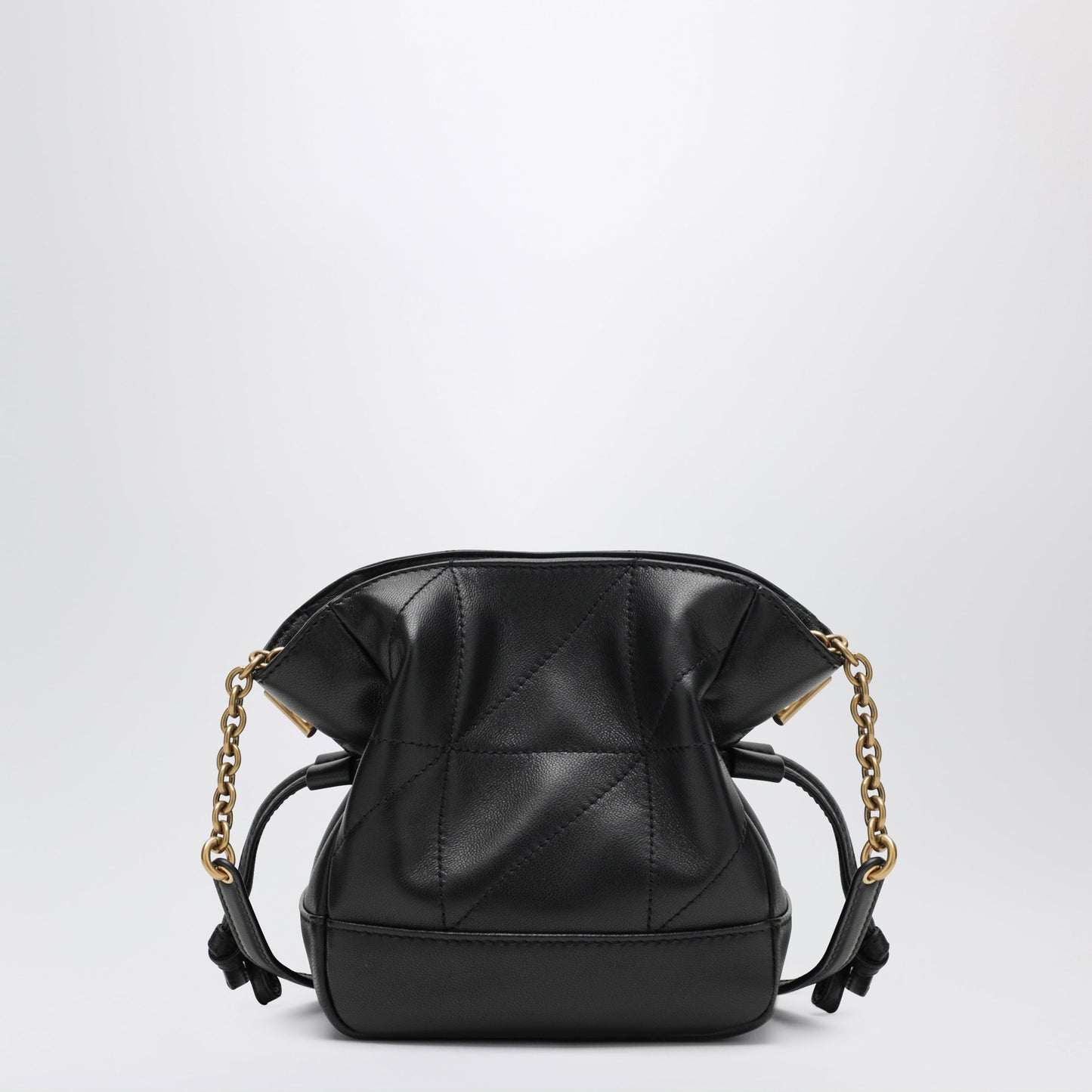 Saint Laurent Jamie Mini Shoulder Pouch In Lambskin Leather, Black Women SAINT LAURENT