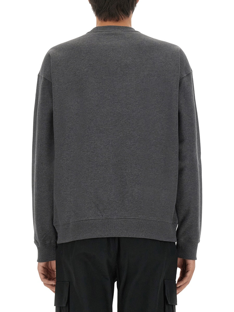 Versace Men Sweatshirt With Crocodile Logo VERSACE