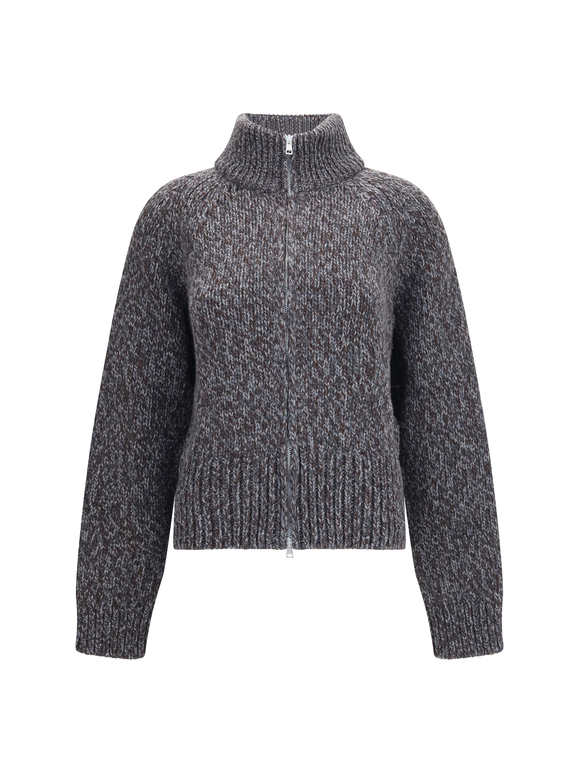 Our Legacy Women Merino Wool Zip Cardigan OUR LEGACY