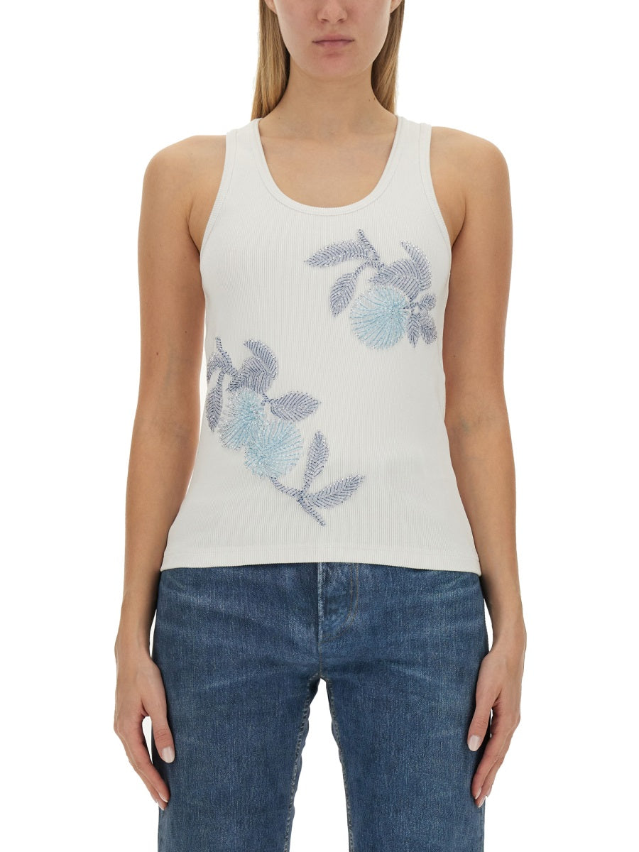 Bottega Veneta Women Embroidered Cotton Top BOTTEGA VENETA