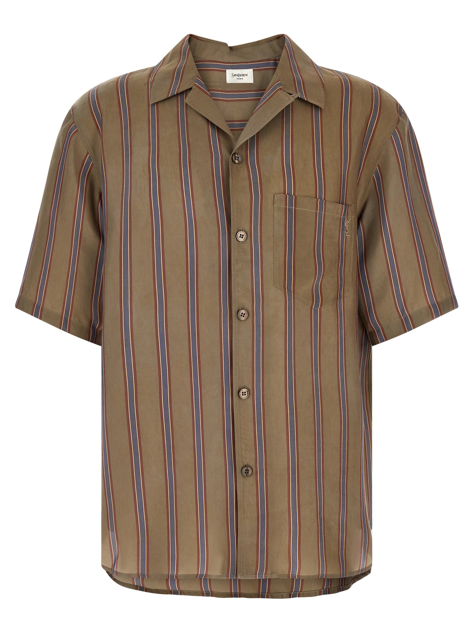Saint Laurent Men 'Cassandre' Striped Shirt SAINT LAURENT