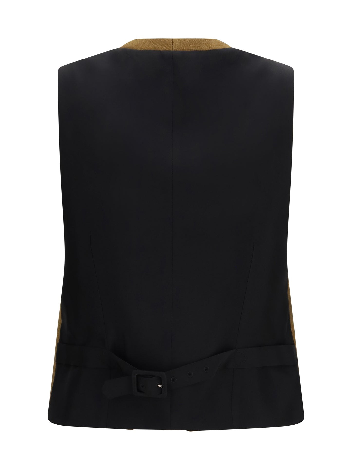 Burberry Women Textured Wool And Mohair Sleeveless Vest BURBERRY