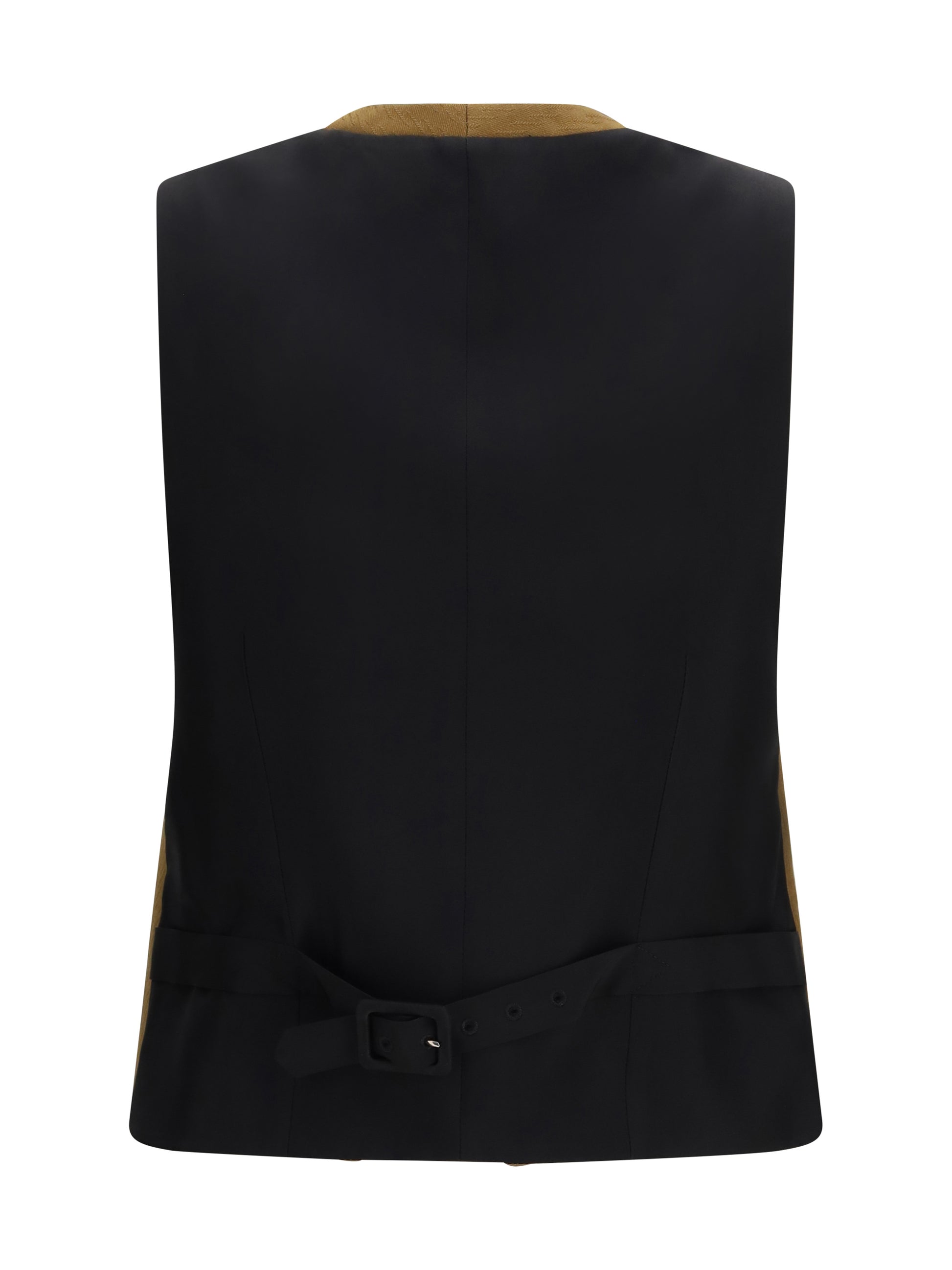 Burberry Women Textured Wool And Mohair Sleeveless Vest BURBERRY