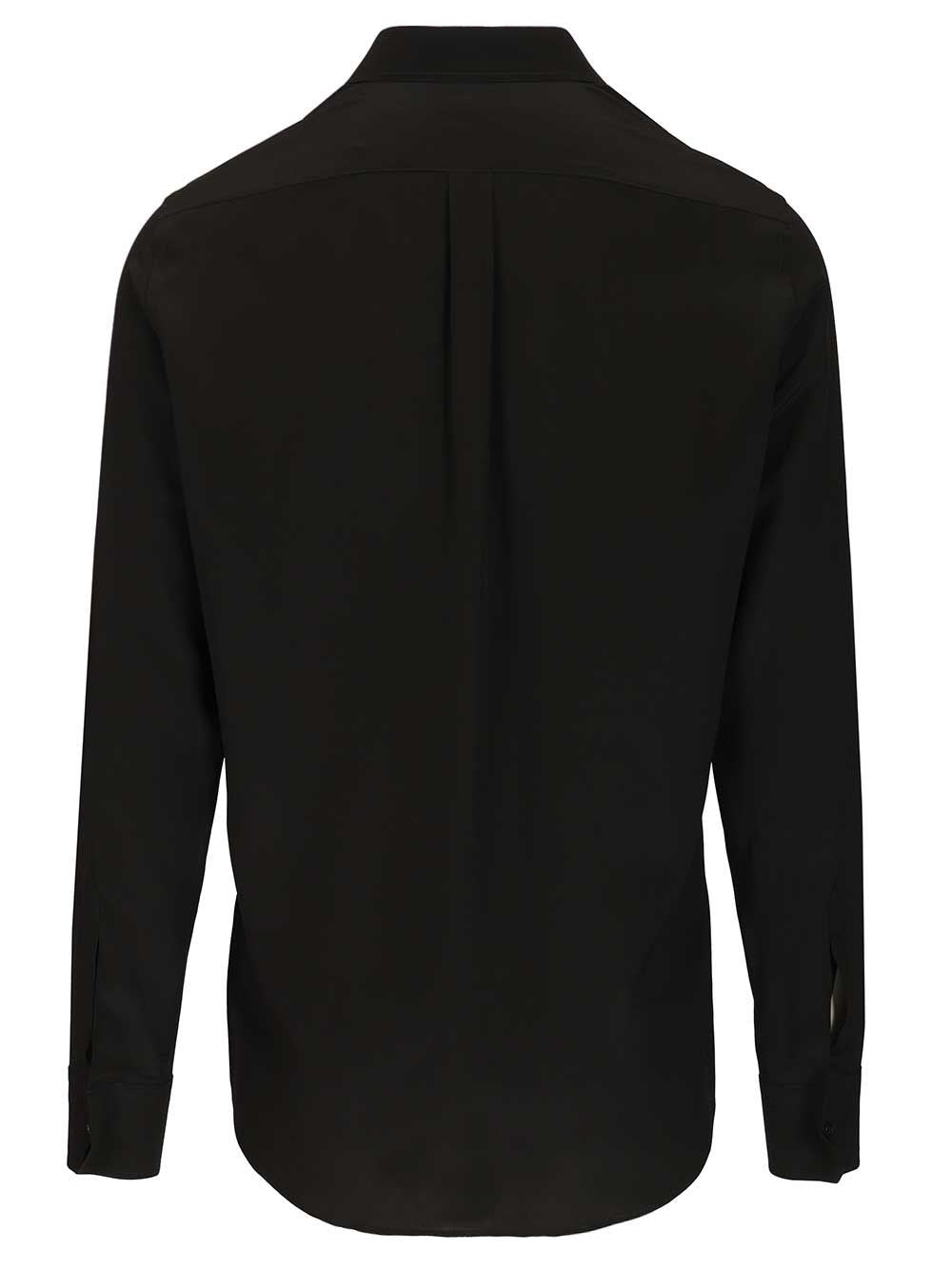 Dolce & Gabbana Men Formal Shirt In Silk Crepe De Chine DOLCE & GABBANA