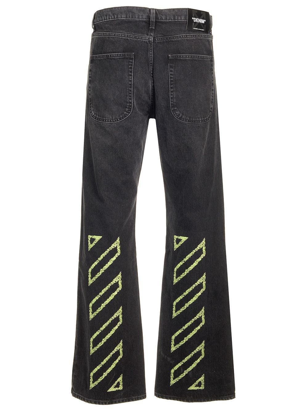 Off-White Men Relaxed Fit "Diag" Jeans OFF-WHITE