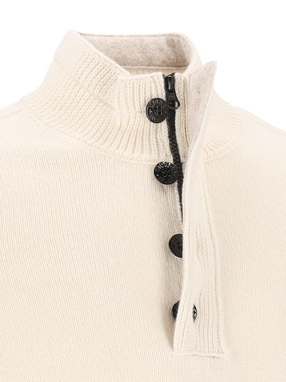 Stone Island Men Short Zip Sweater STONE ISLAND
