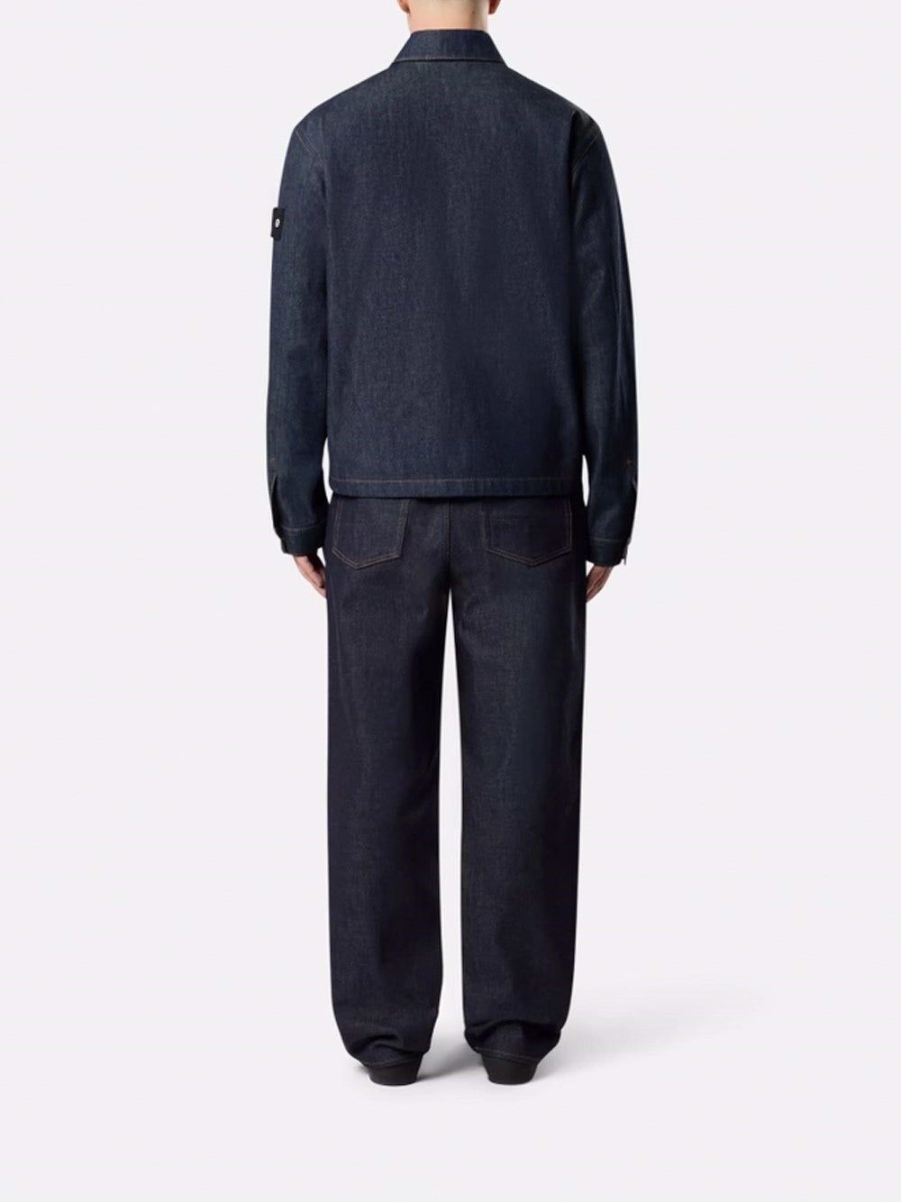 Stone Island Men `Indigo Denim-Raw` Jeans