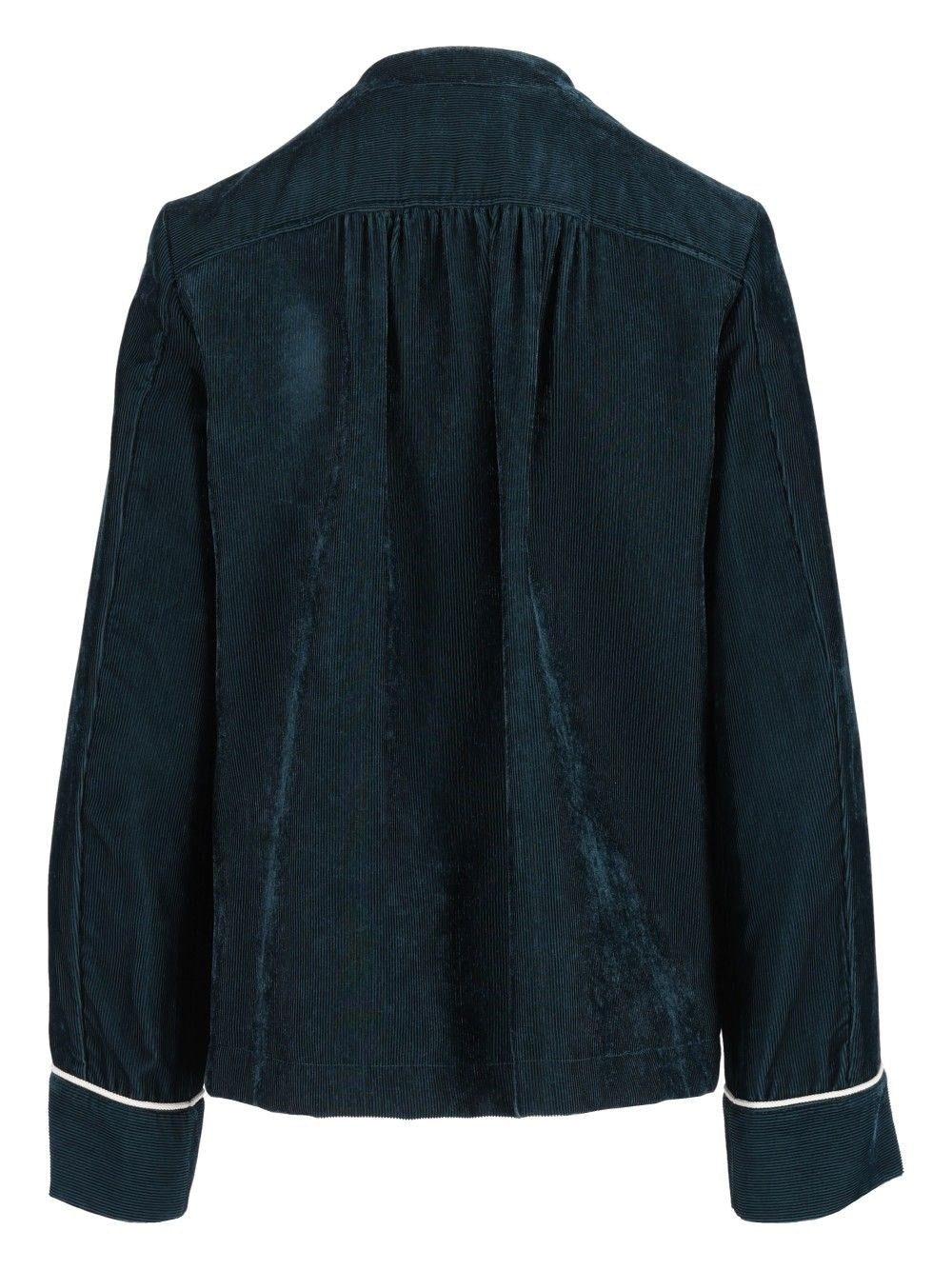 Forte_Forte Women Two-Thousand-Striped "Jade" Jacket FORTE FORTE