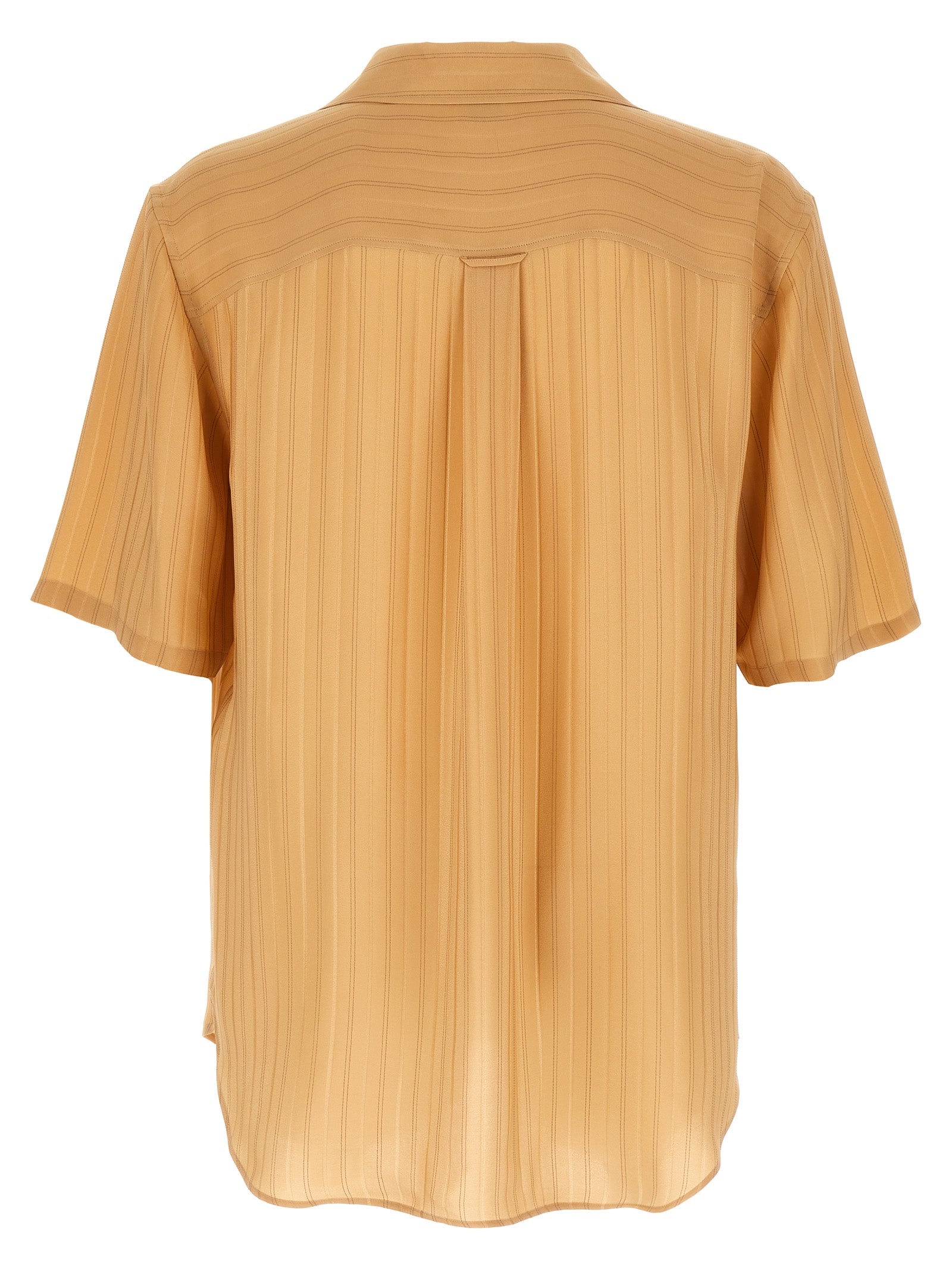 Saint Laurent Men Striped Silk Shirt SAINT LAURENT