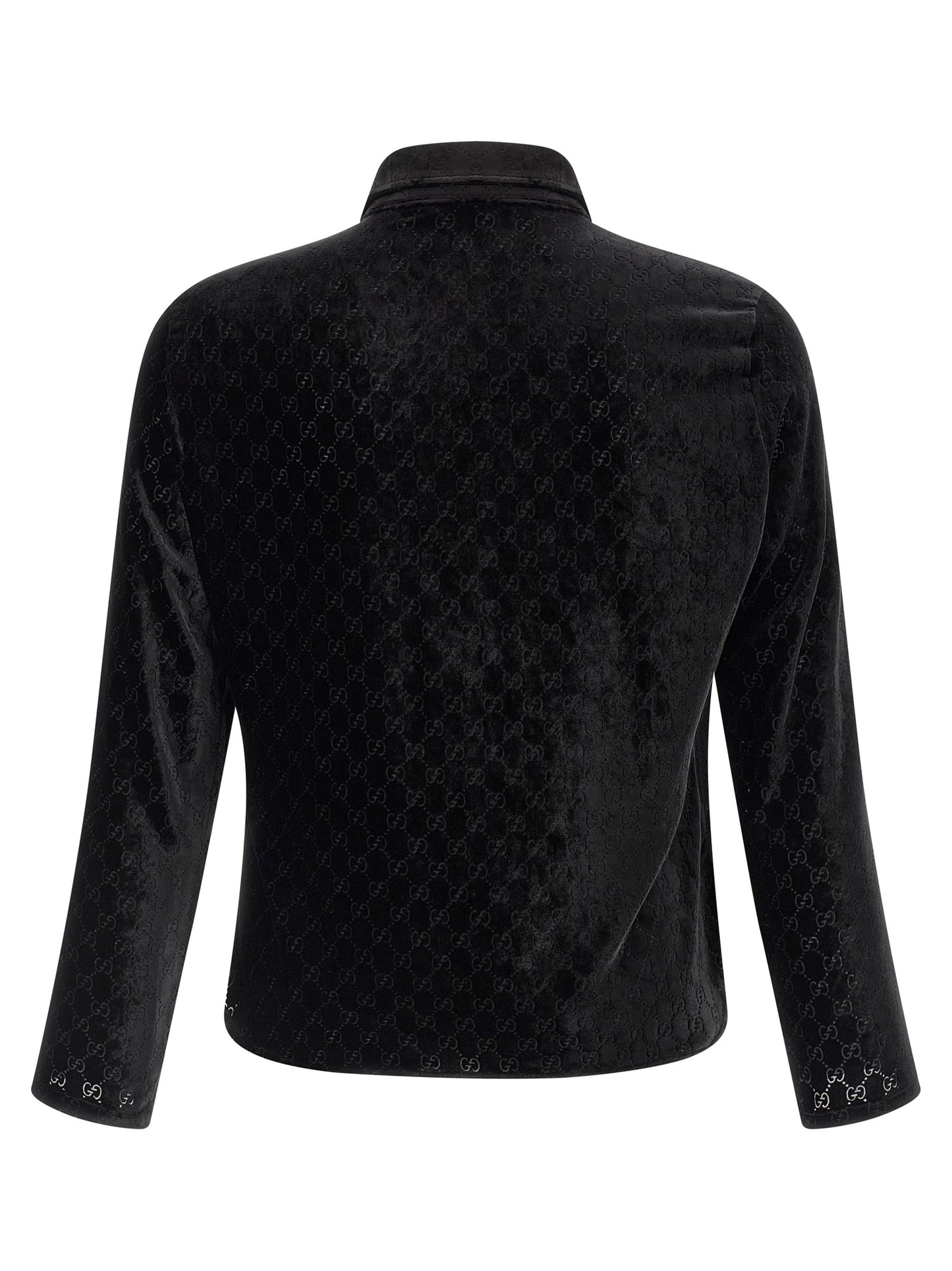 Gucci Men 'Gg' Velvet Shirt GUCCI