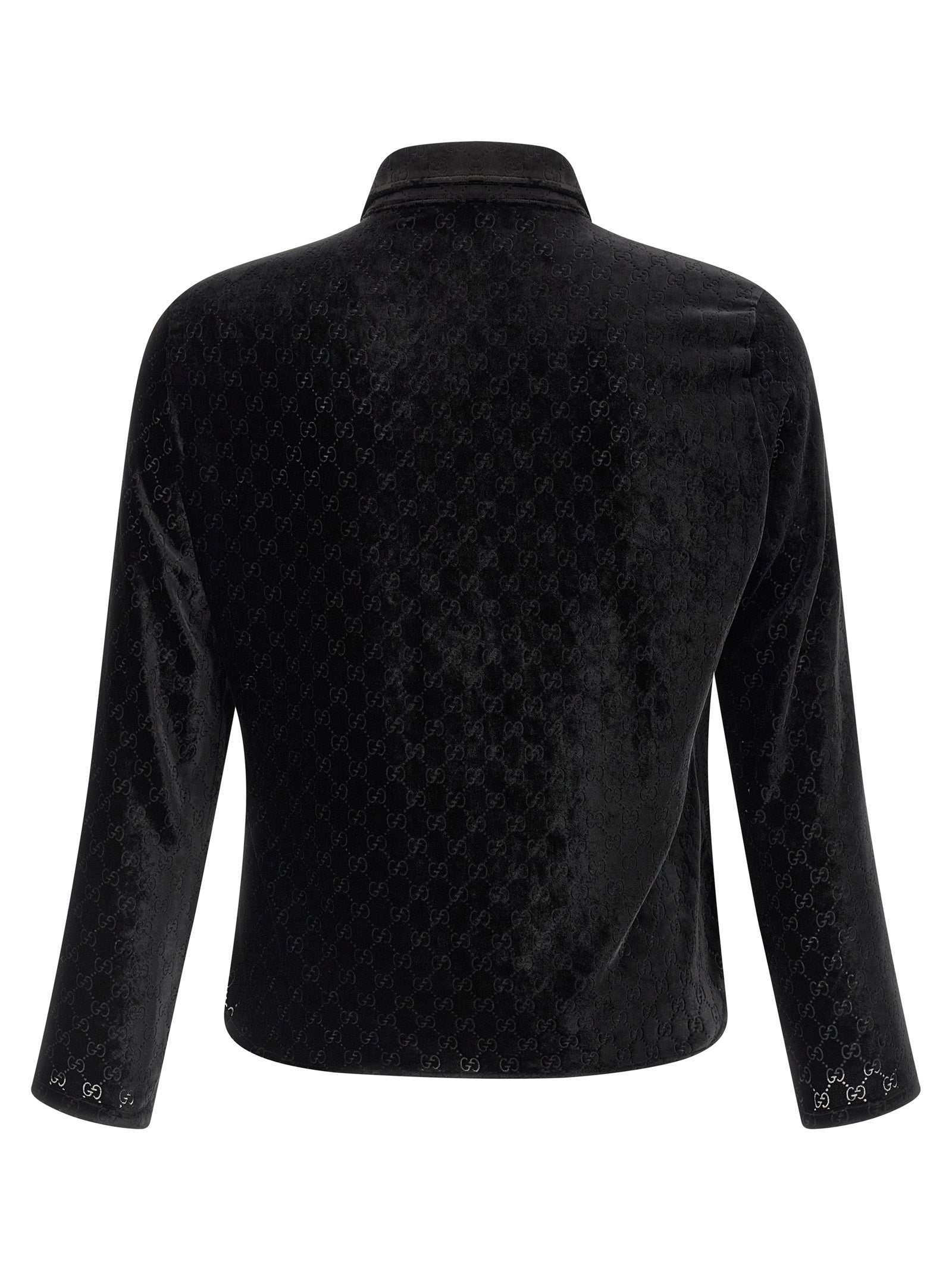 Gucci Men 'Gg' Velvet Shirt GUCCI