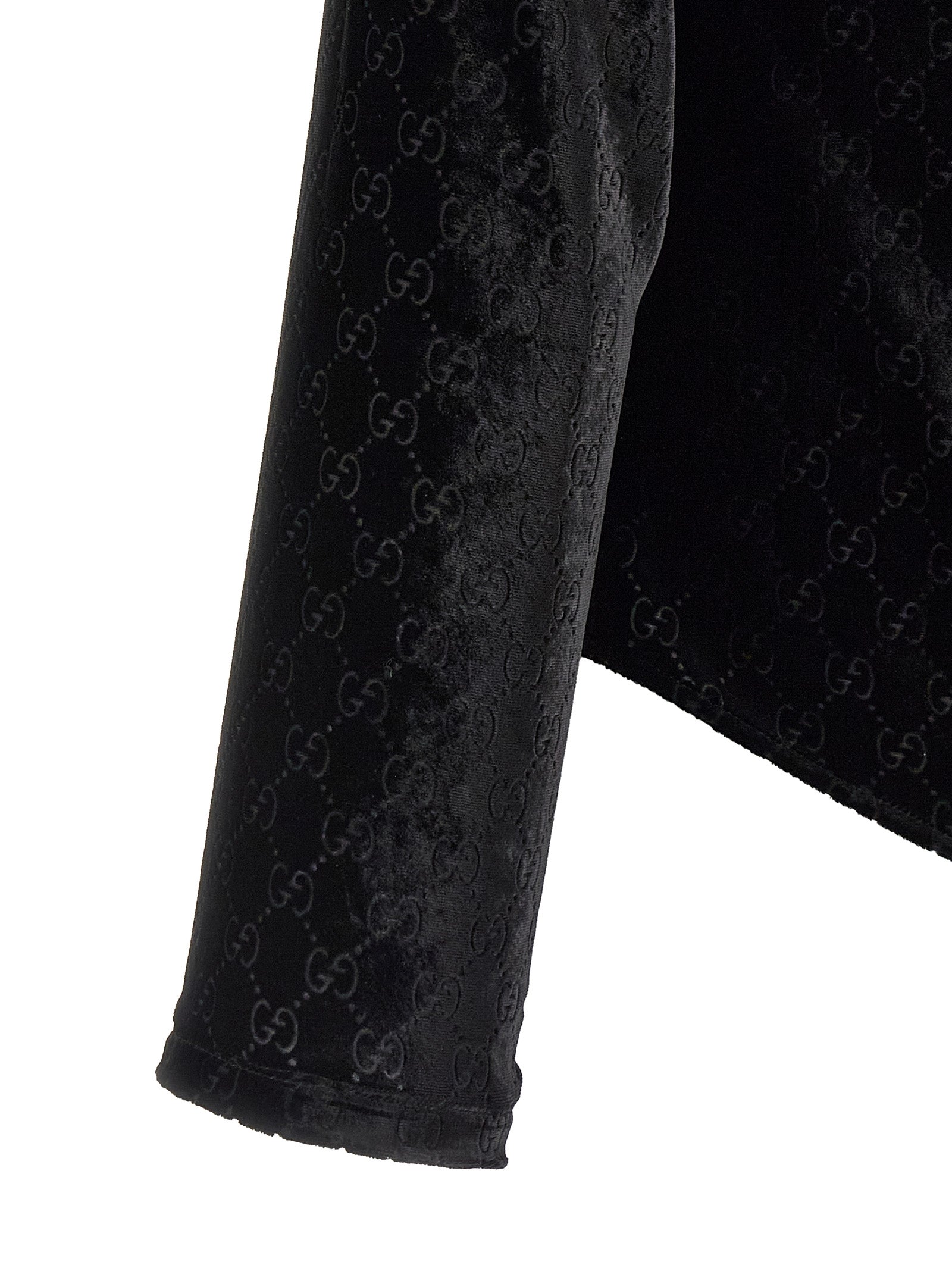 Gucci Men 'Gg' Velvet Shirt GUCCI