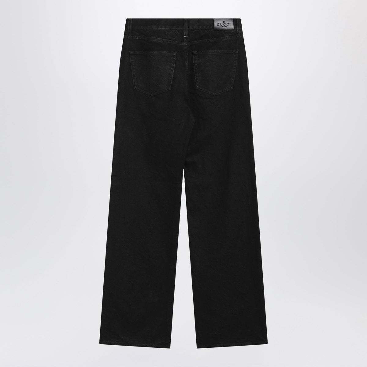 Gucci Brown Horsebit Flare Jeans In Denim Men GUCCI