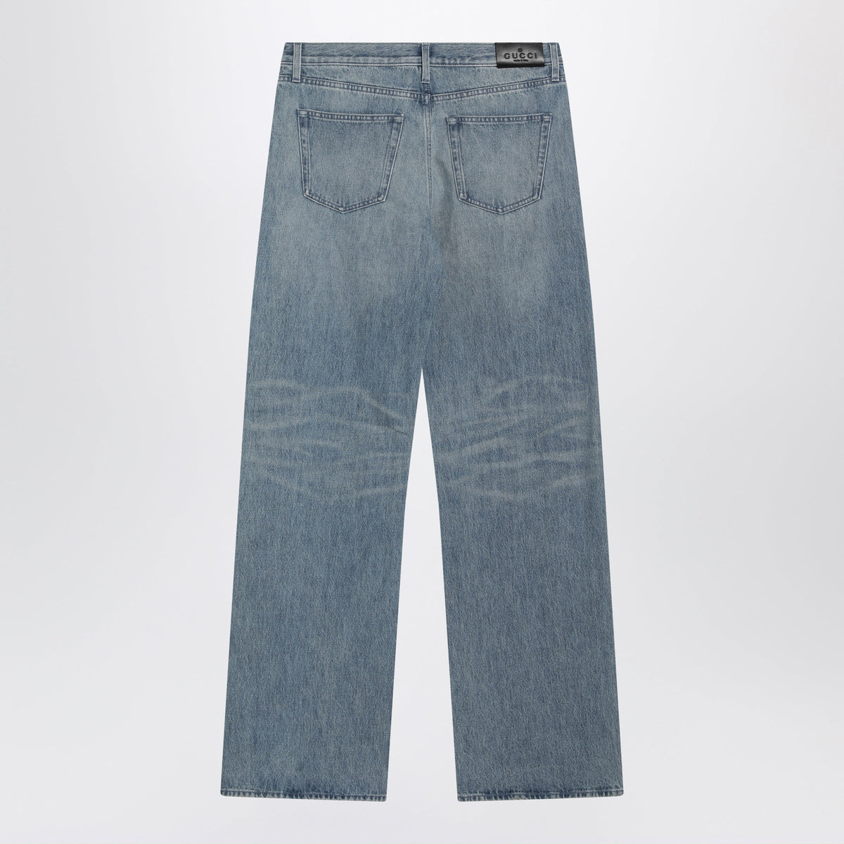 Gucci Light Blue Horsebit Flare Jeans In Denim Men.