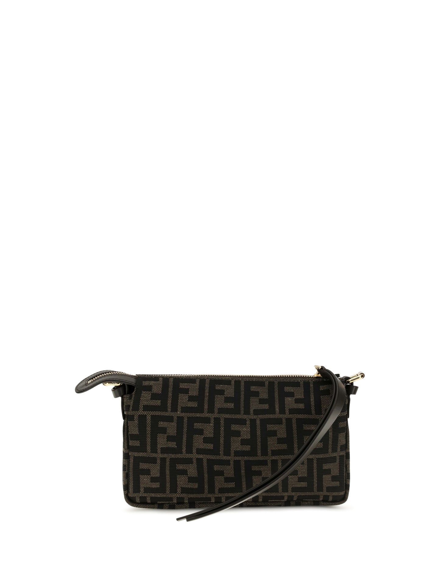 Fendi Women All-Over Monogram Jacquard Shoulder Bag FENDI