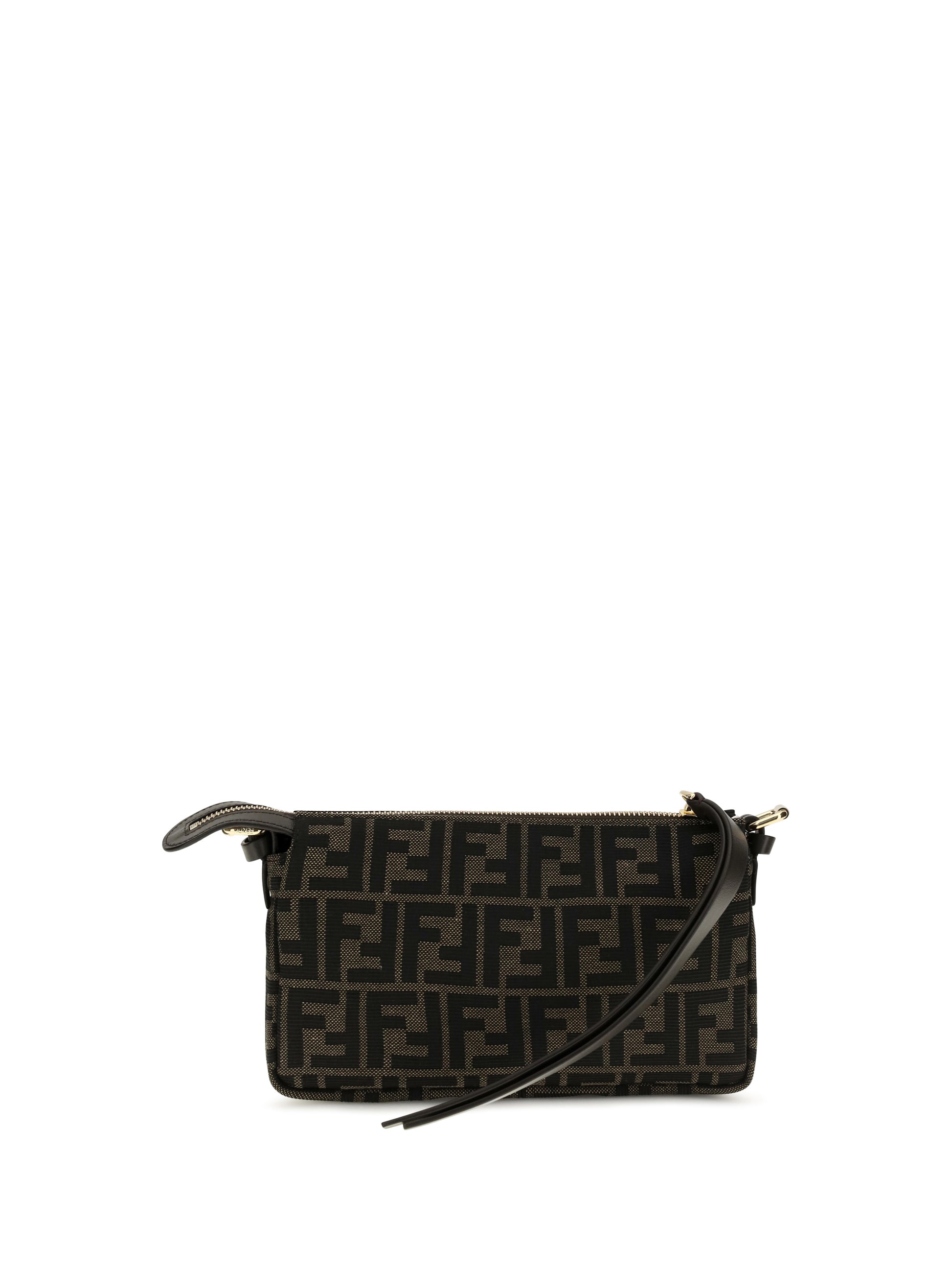 Fendi Women All-Over Monogram Jacquard Shoulder Bag FENDI
