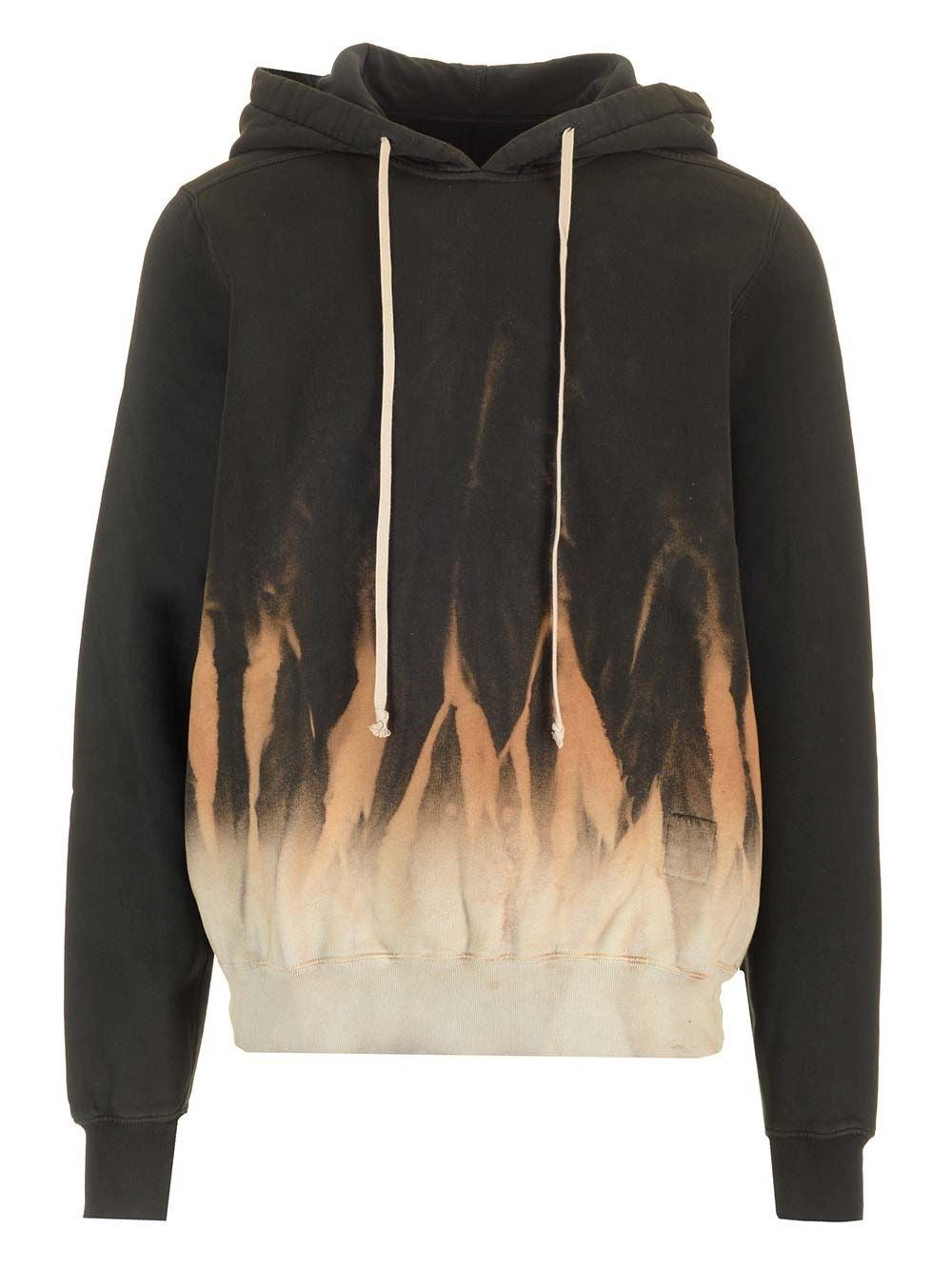 Rick Owens Drkshdw Men Cotton Hoodie Sun Flame RICK OWENS