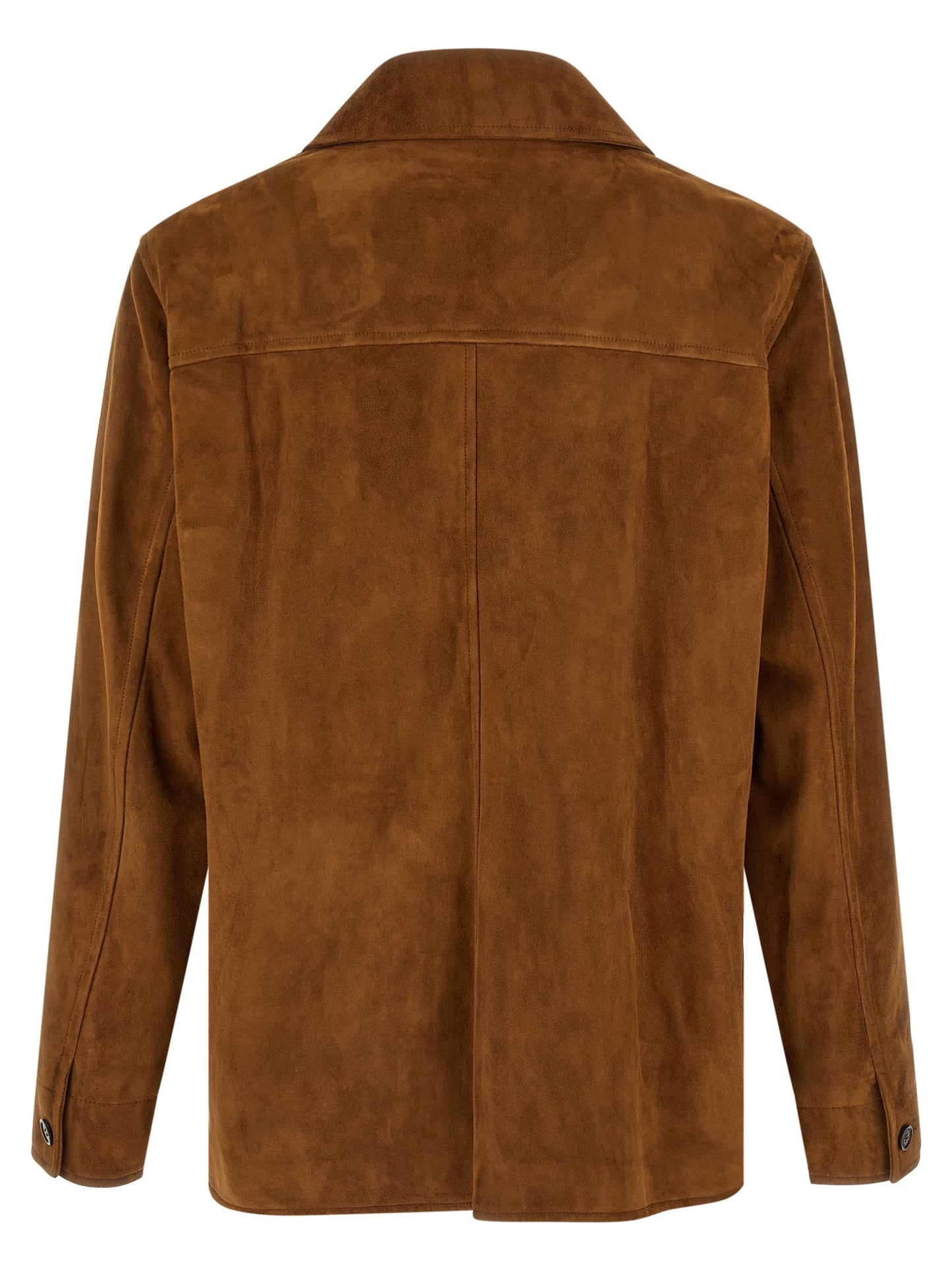 Saint Laurent Men Suede Overshirt SAINT LAURENT