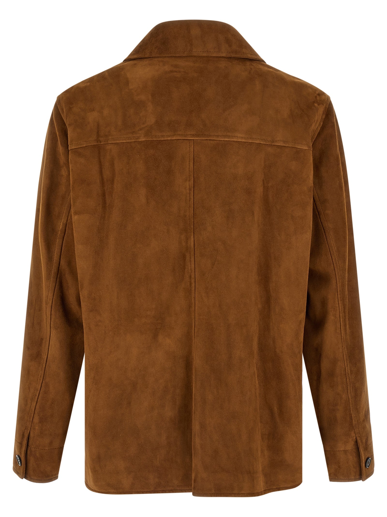 Saint Laurent Men Suede Overshirt SAINT LAURENT