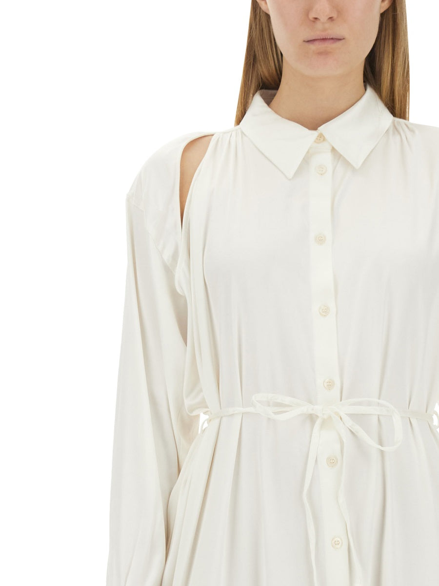 Acne Studios Women Satin Chemisier Dress ACNE STUDIOS