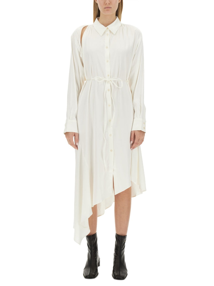 Acne Studios Women Satin Chemisier Dress ACNE STUDIOS