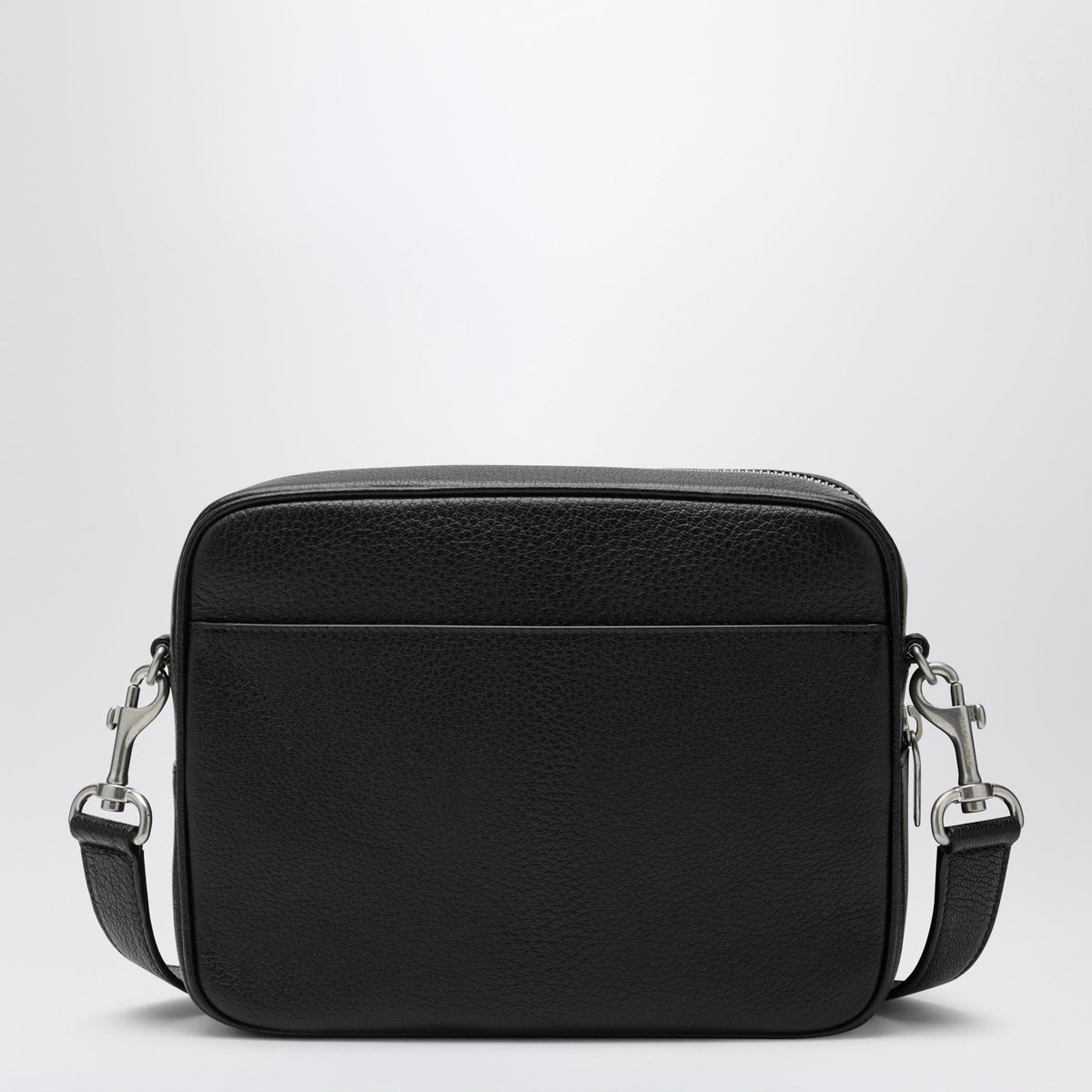Saint Laurent Small Black Camera Bag In Hammered Leather Men SAINT LAURENT