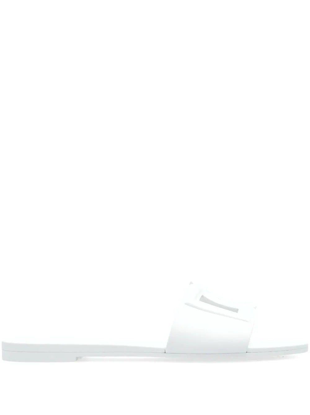 Dolce & Gabbana Women White Slide Sandals DOLCE & GABBANA