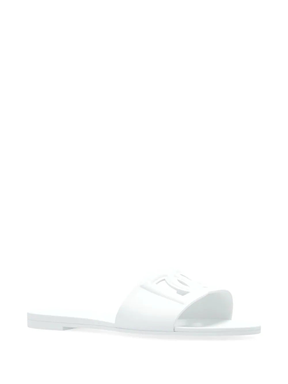 Dolce & Gabbana Women White Slide Sandals DOLCE & GABBANA