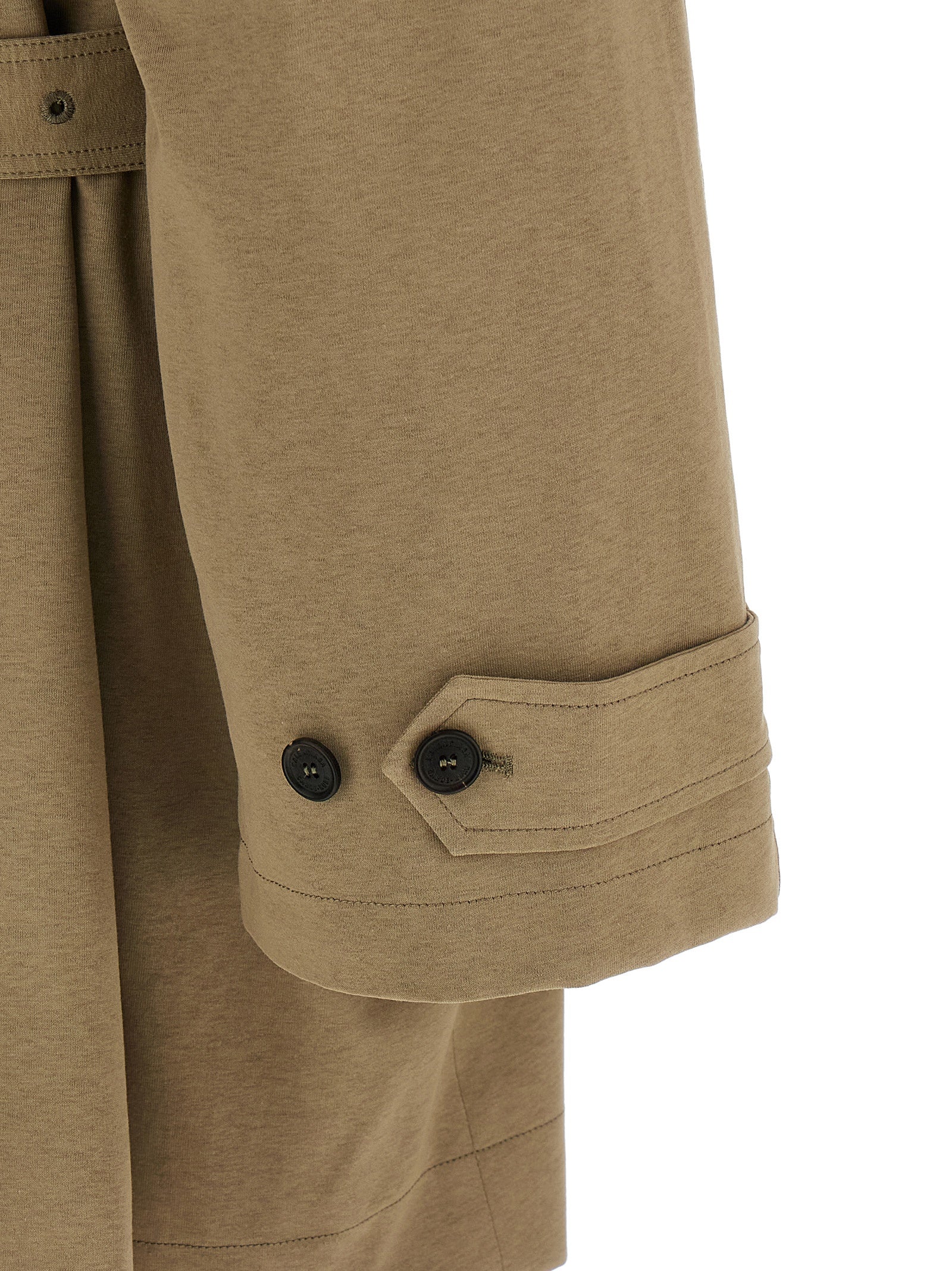 Balenciaga Women Cotton Trench Coat BALENCIAGA