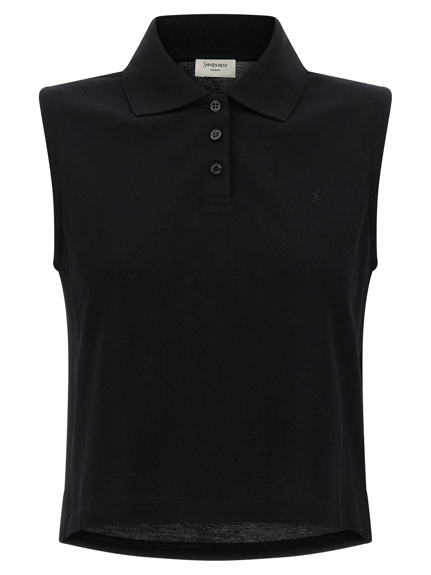 Saint Laurent Women 'Cassandre' Embroidered Polo Shirt SAINT LAURENT