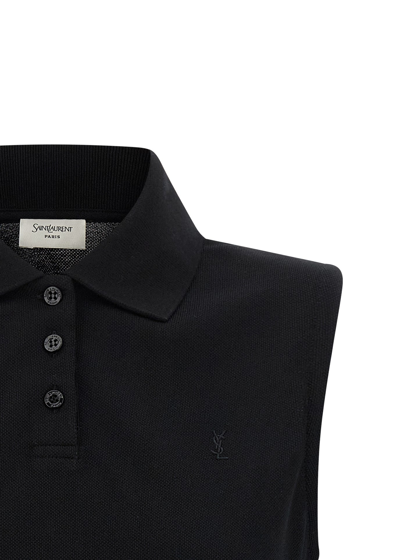 Saint Laurent Women 'Cassandre' Embroidered Polo Shirt SAINT LAURENT