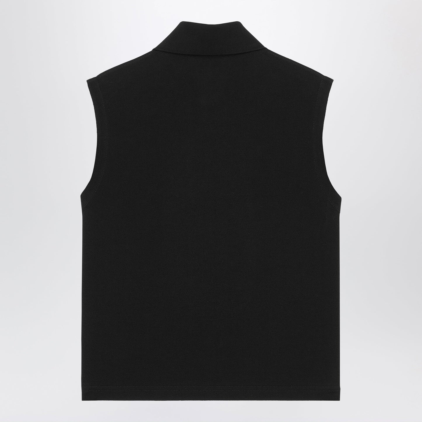 Saint Laurent Black Sleeveless Polo With Cassandre Logo Women SAINT LAURENT