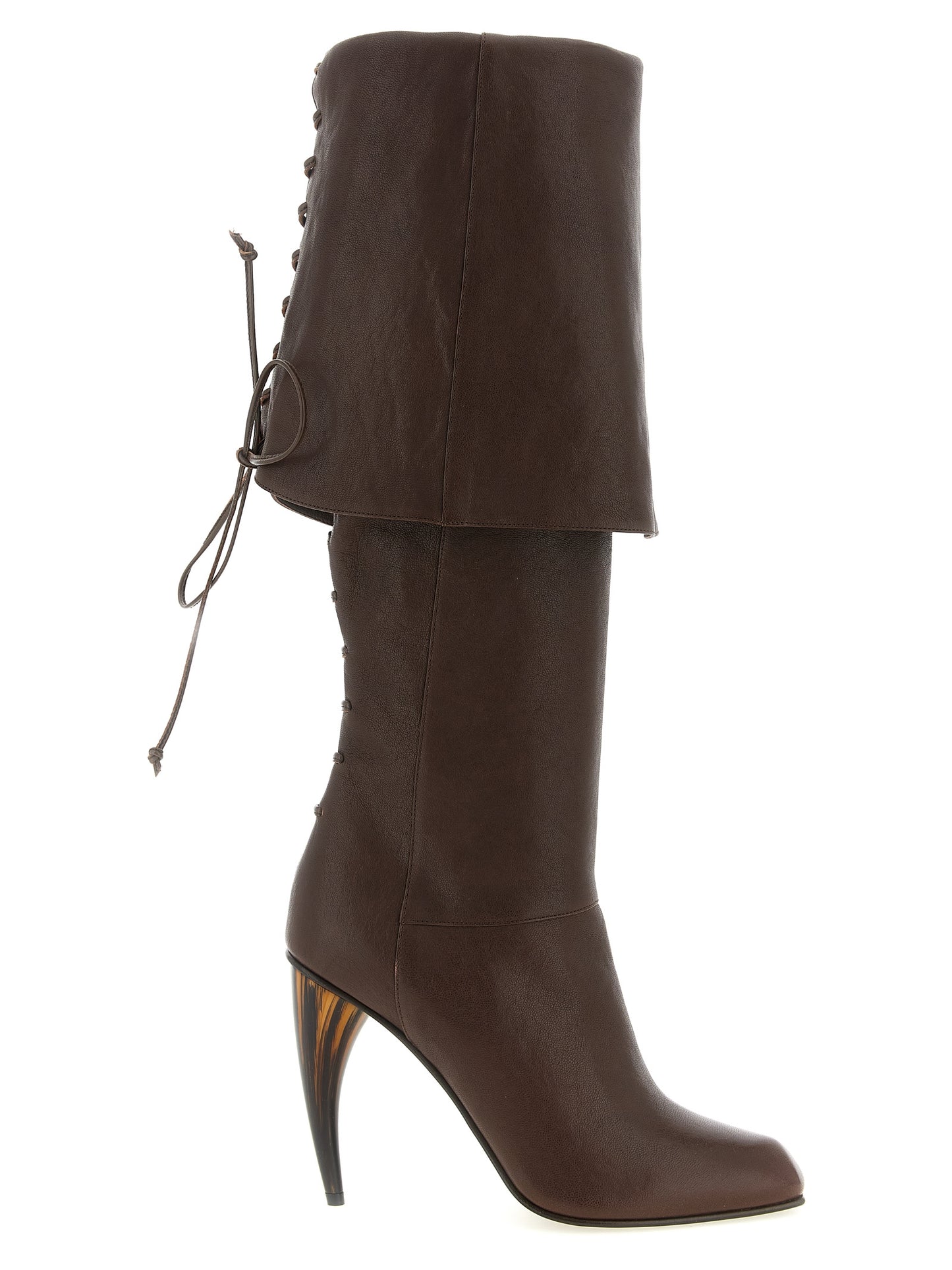 Mcqueen Women Horn Heel Boots ALEXANDER MCQUEEN