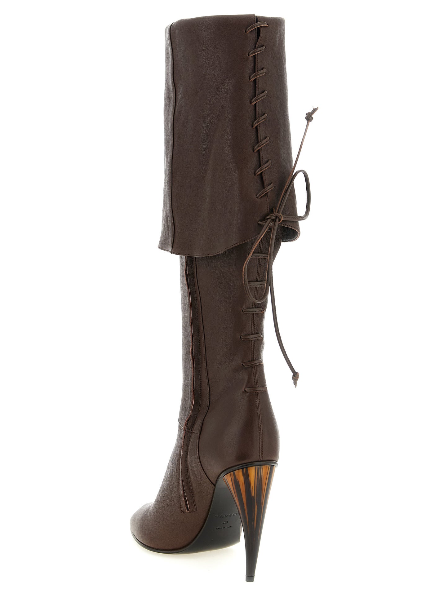 Mcqueen Women Horn Heel Boots ALEXANDER MCQUEEN