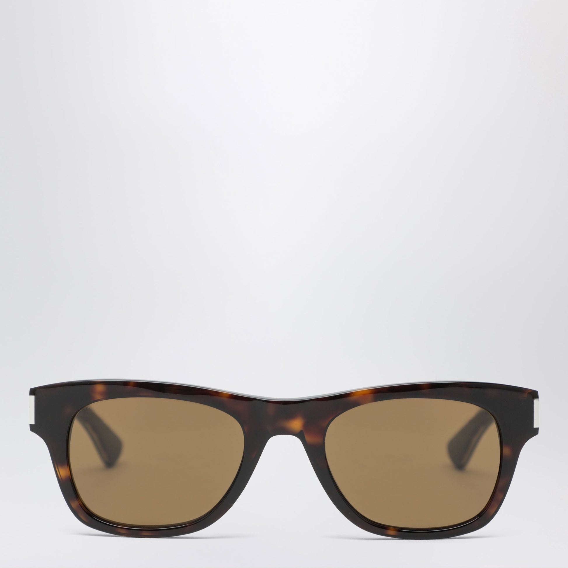 Saint Laurent Havana Rectangular Sunglasses Women SAINT LAURENT