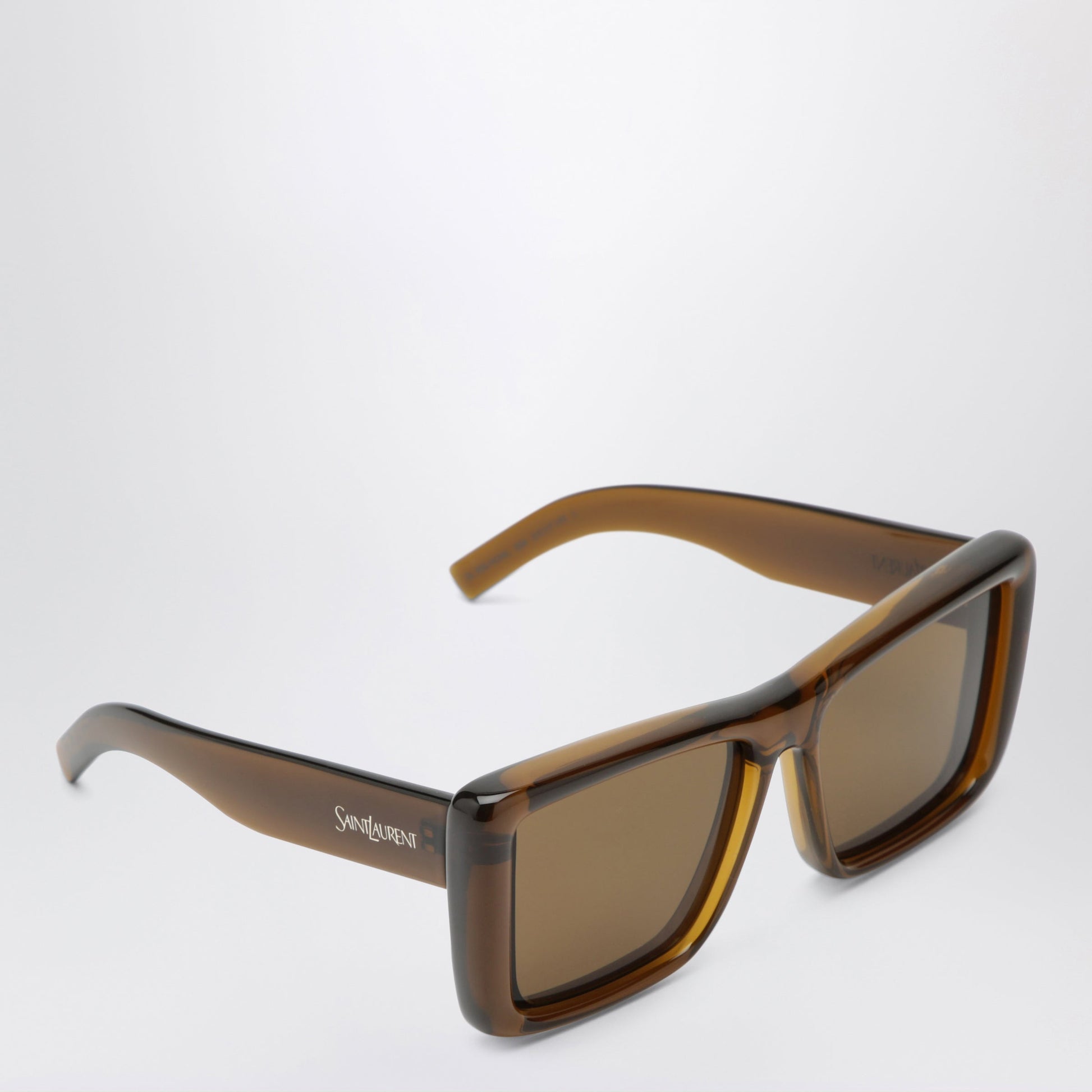 Saint Laurent Sl 900 Howl Square Sunglasses In Khaki Women SAINT LAURENT