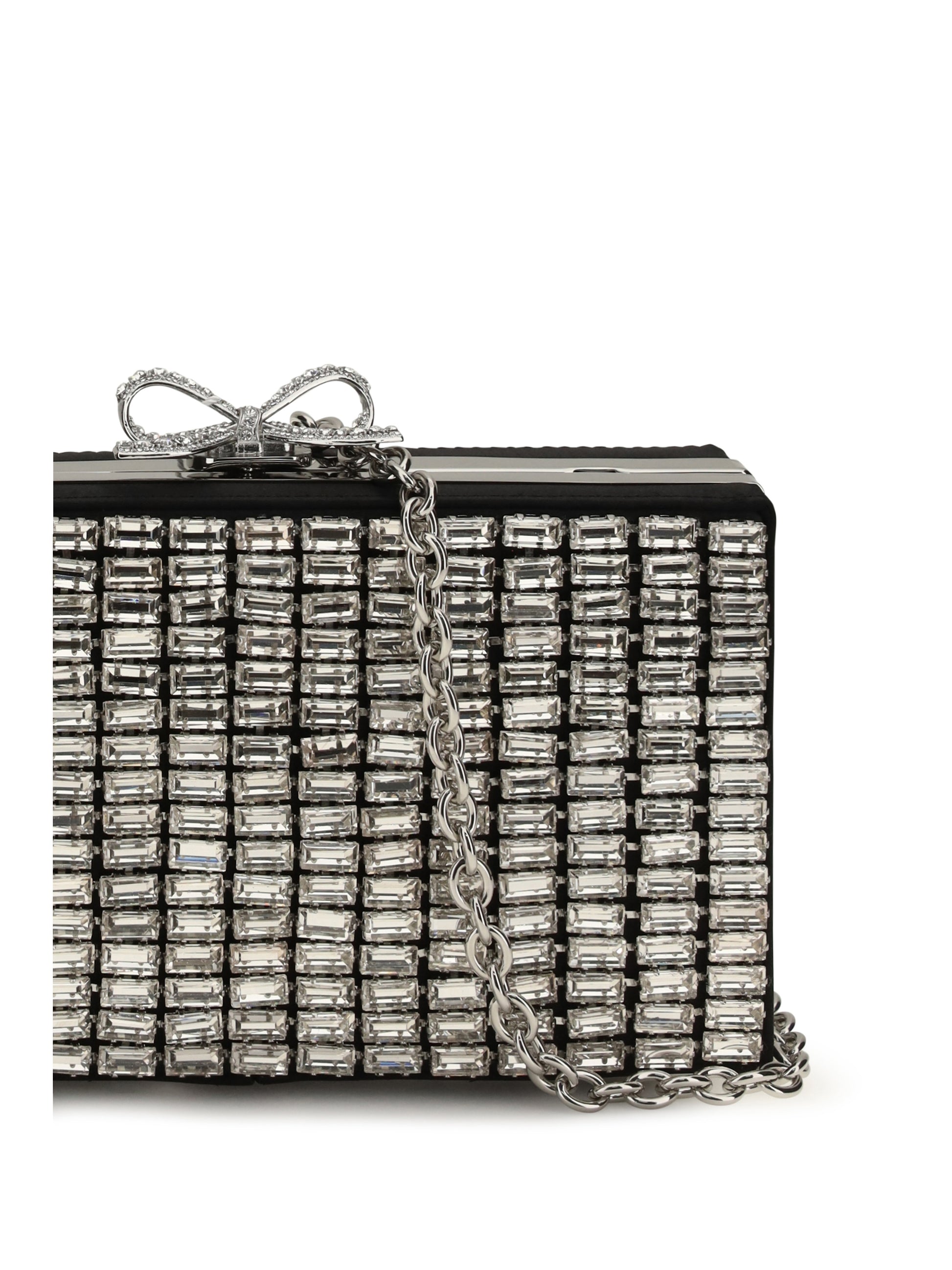 Self-Portrait Women Crystal Chainmail Clutch SELF-PORTRAIT