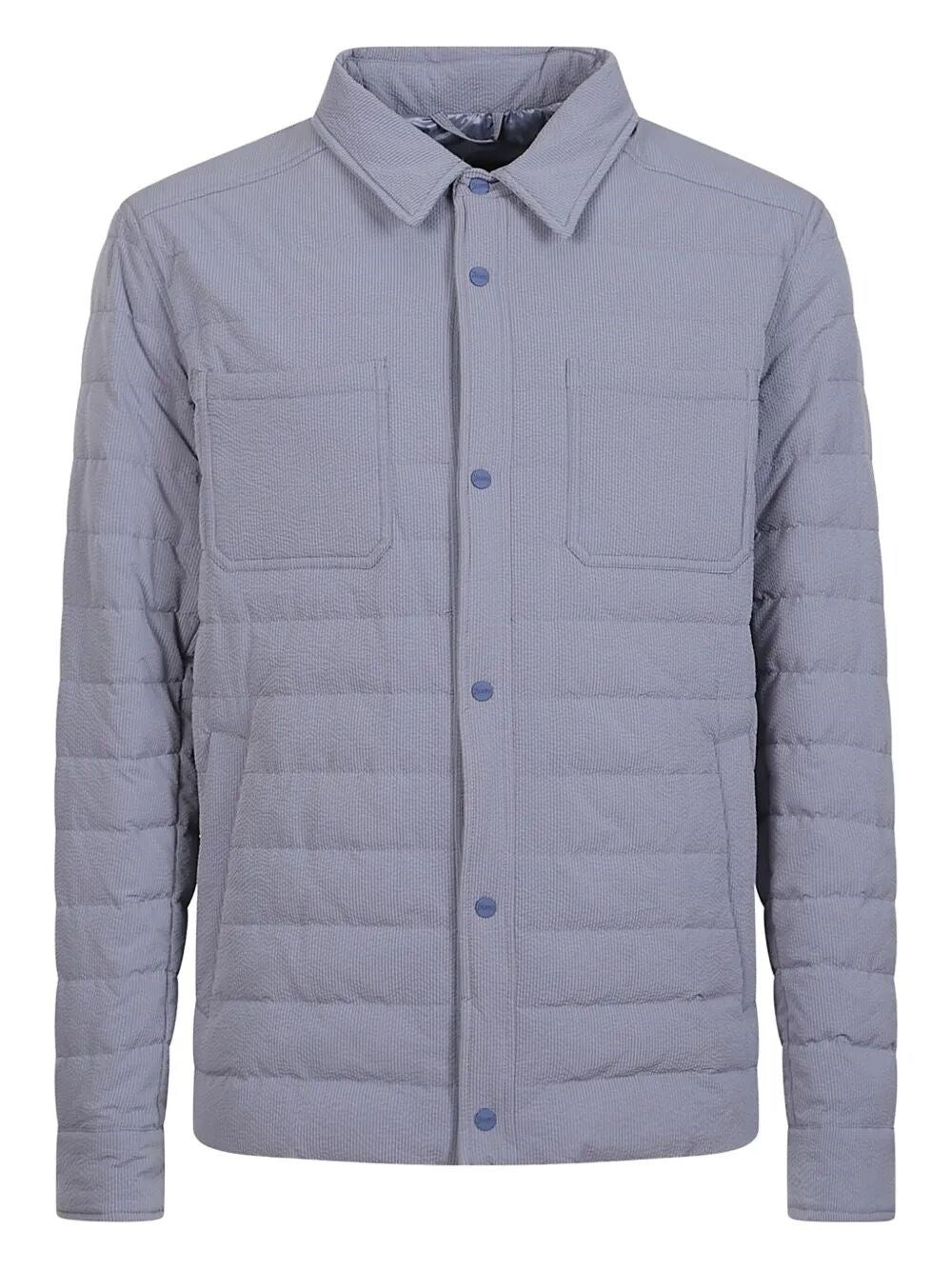 Herno Men `Seercrease` Padded Overshirt HERNO