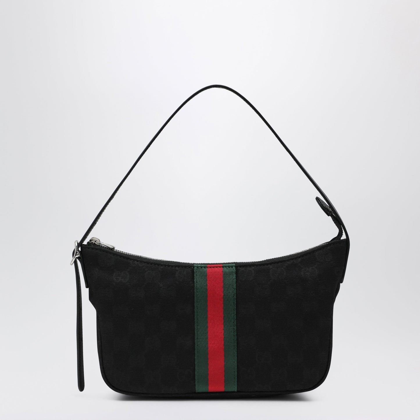 Gucci Small Black Lunetta Gg Fabric Bag Men GUCCI