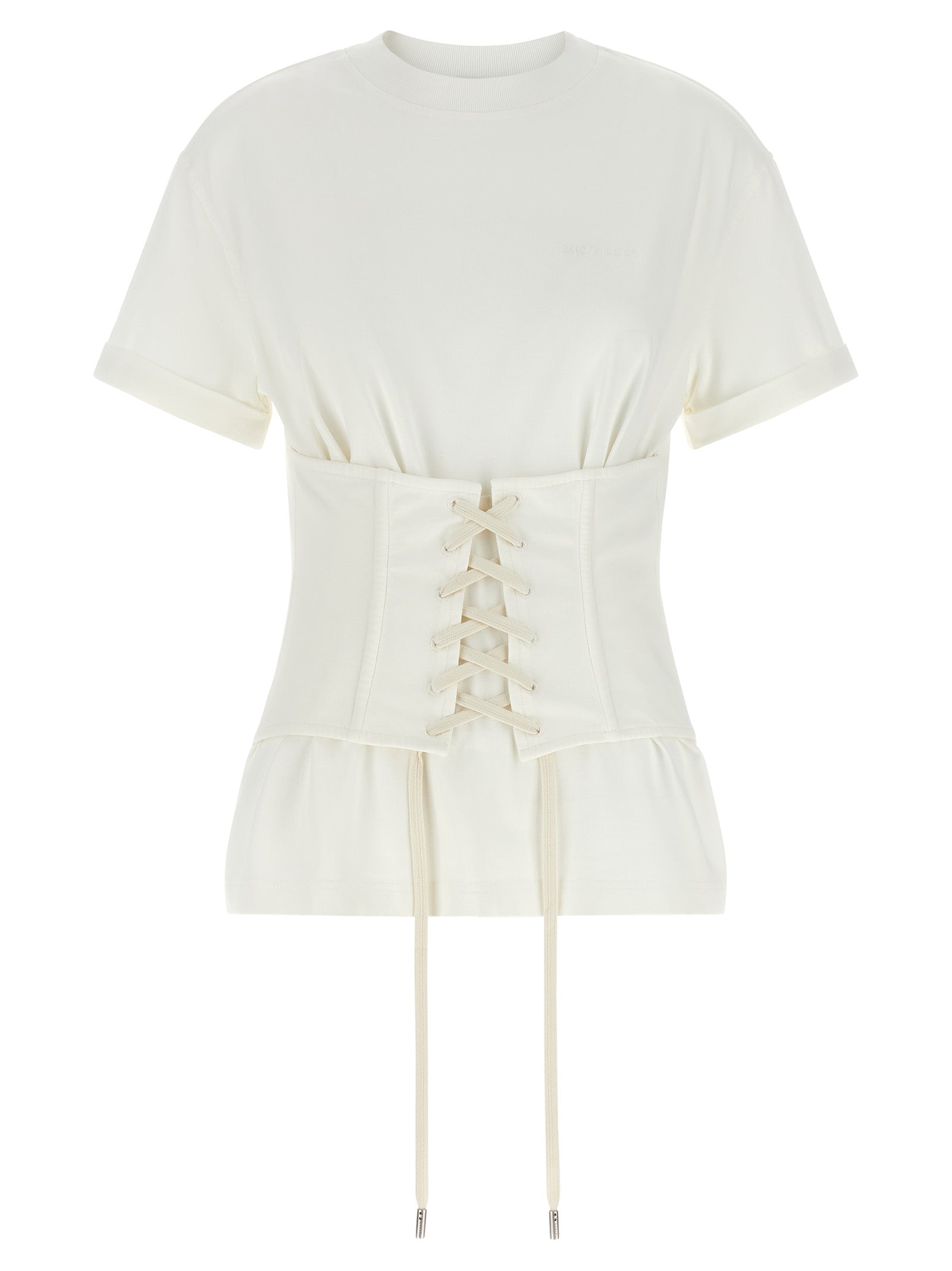 Mcqueen Women Corset T-Shirt ALEXANDER MCQUEEN