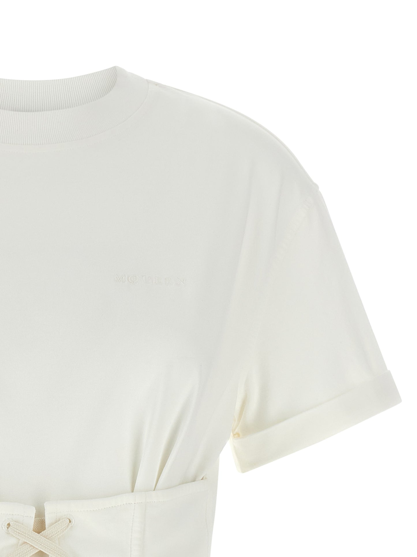 Mcqueen Women Corset T-Shirt ALEXANDER MCQUEEN