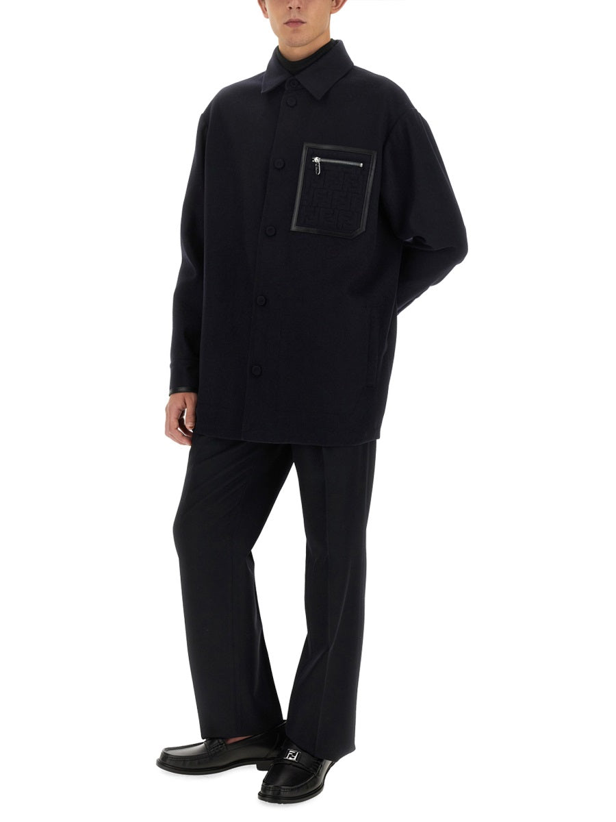 Fendi Men Wool Pants FENDI
