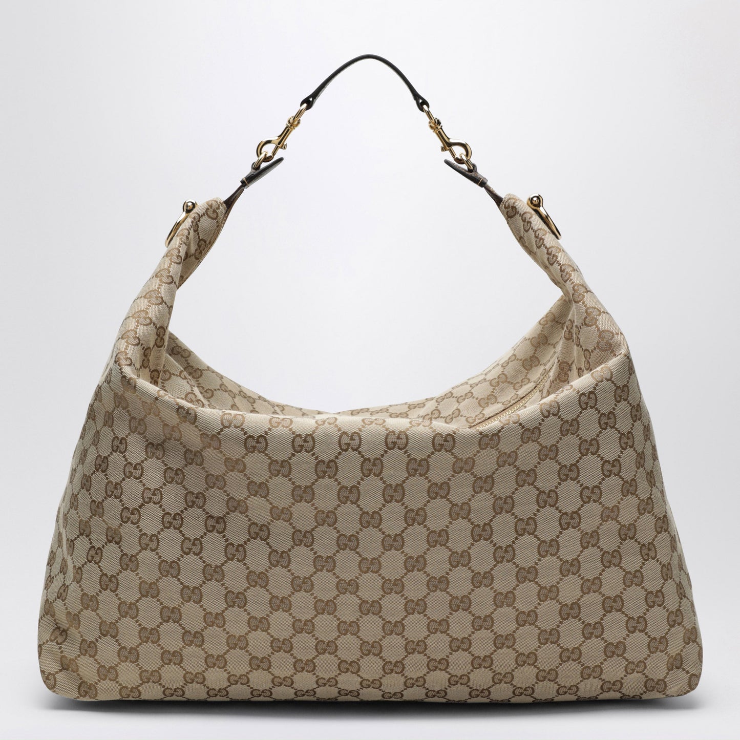 Gucci Large Brera Gg Canvas Bag In Sand/Brown Men GUCCI
