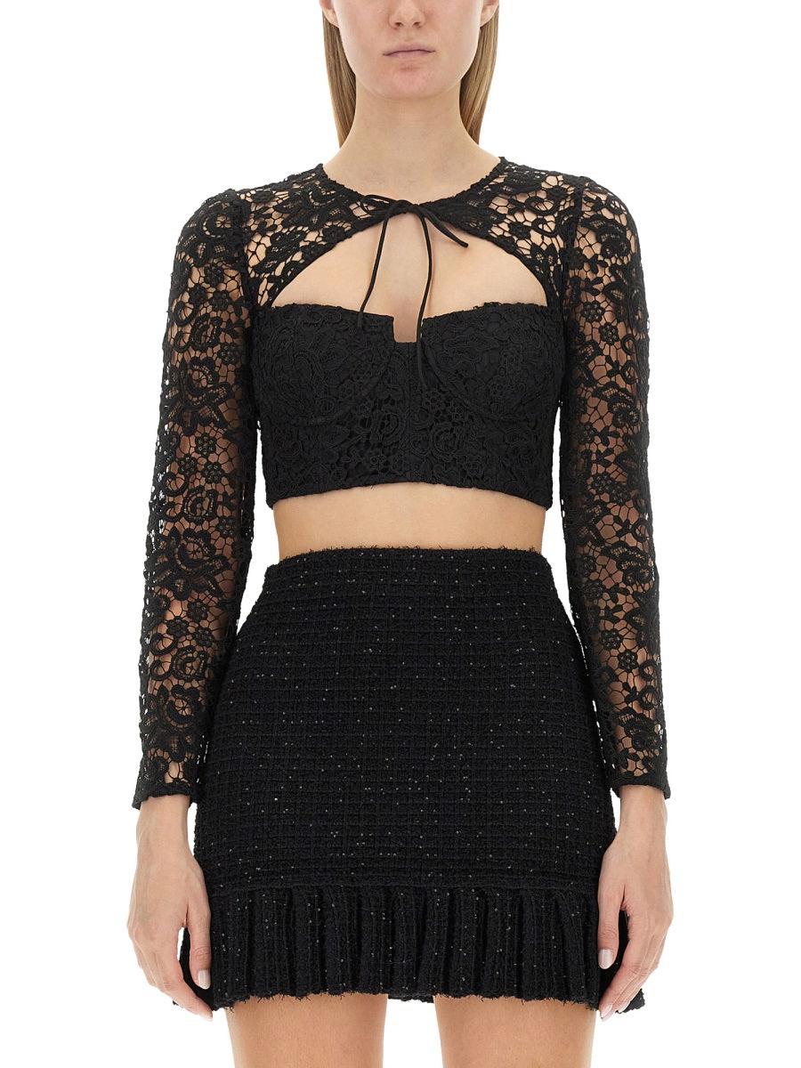 Self-Portrait Women Lace Top SELF-PORTRAIT