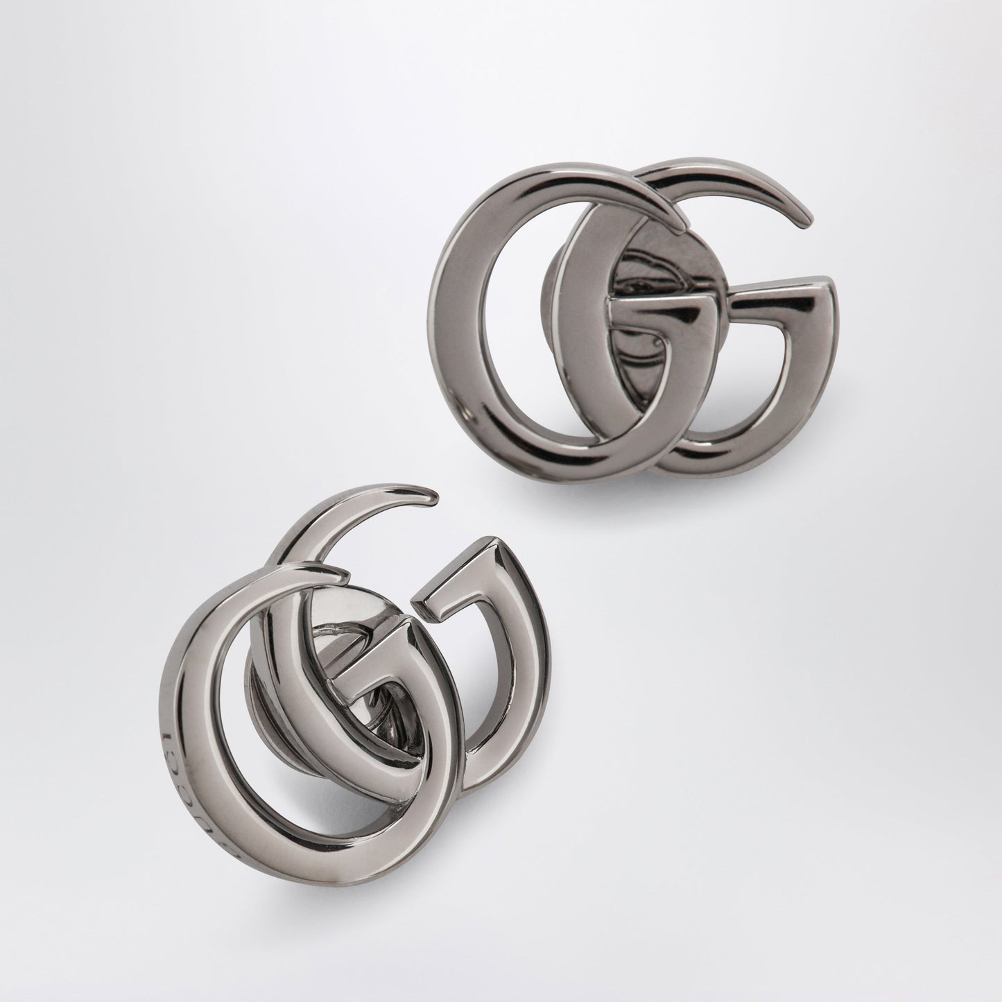 Gucci Silver-Tone Gg Marmont Brass Earrings Women GUCCI